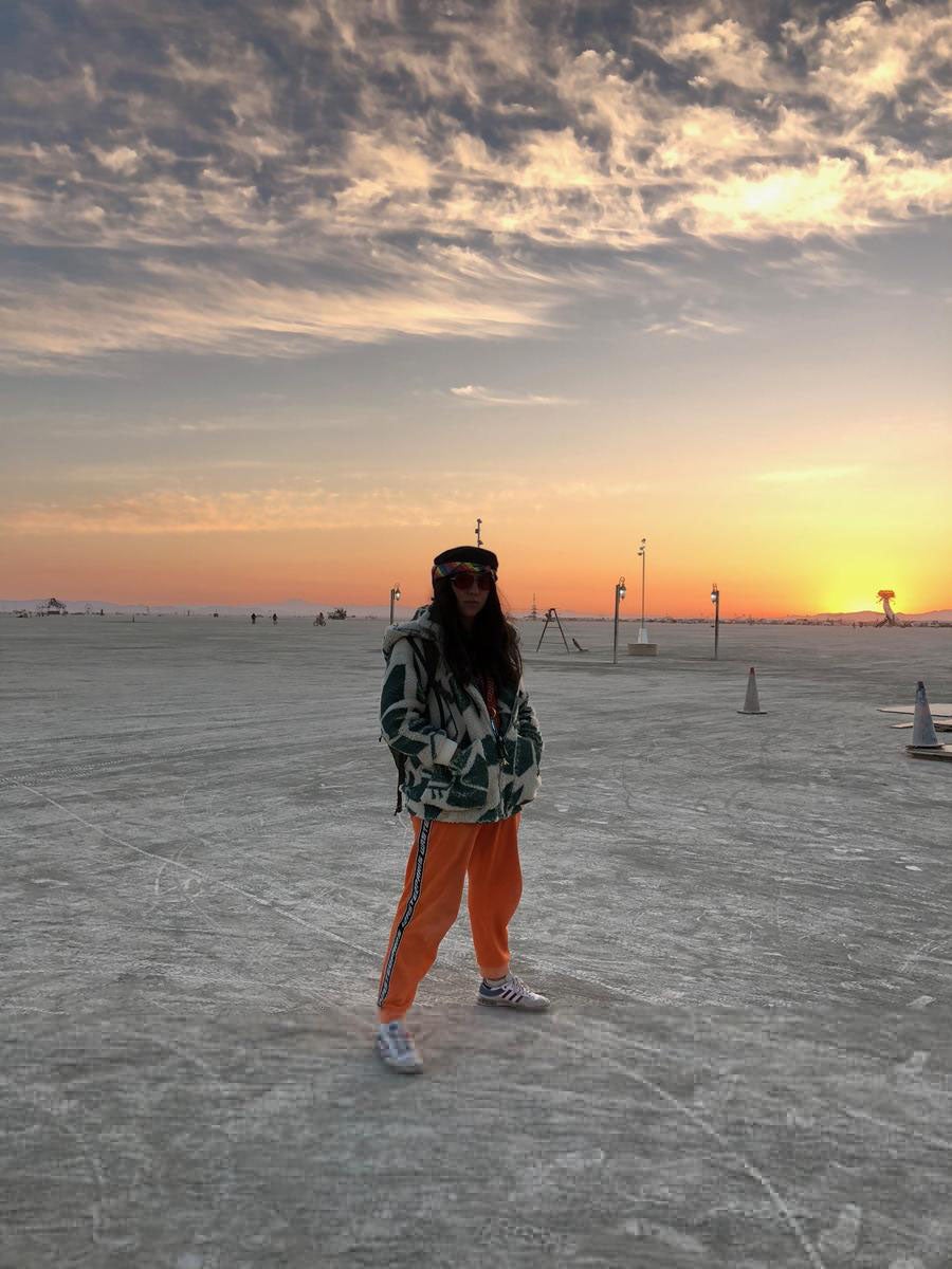 Chloe Caillet travelled to Burning Man, but her attendance was unpaid