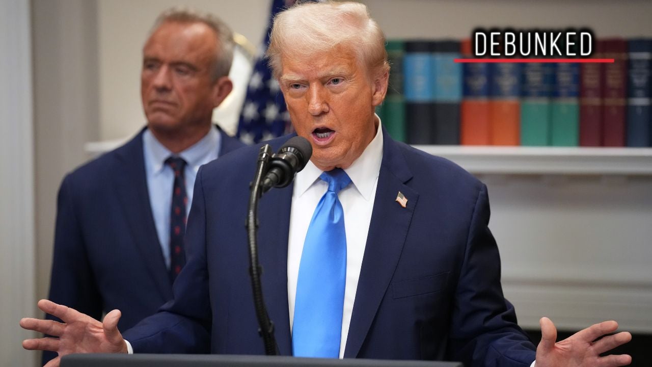 Trump debunked: Health experts slam president’s baseless autism claims