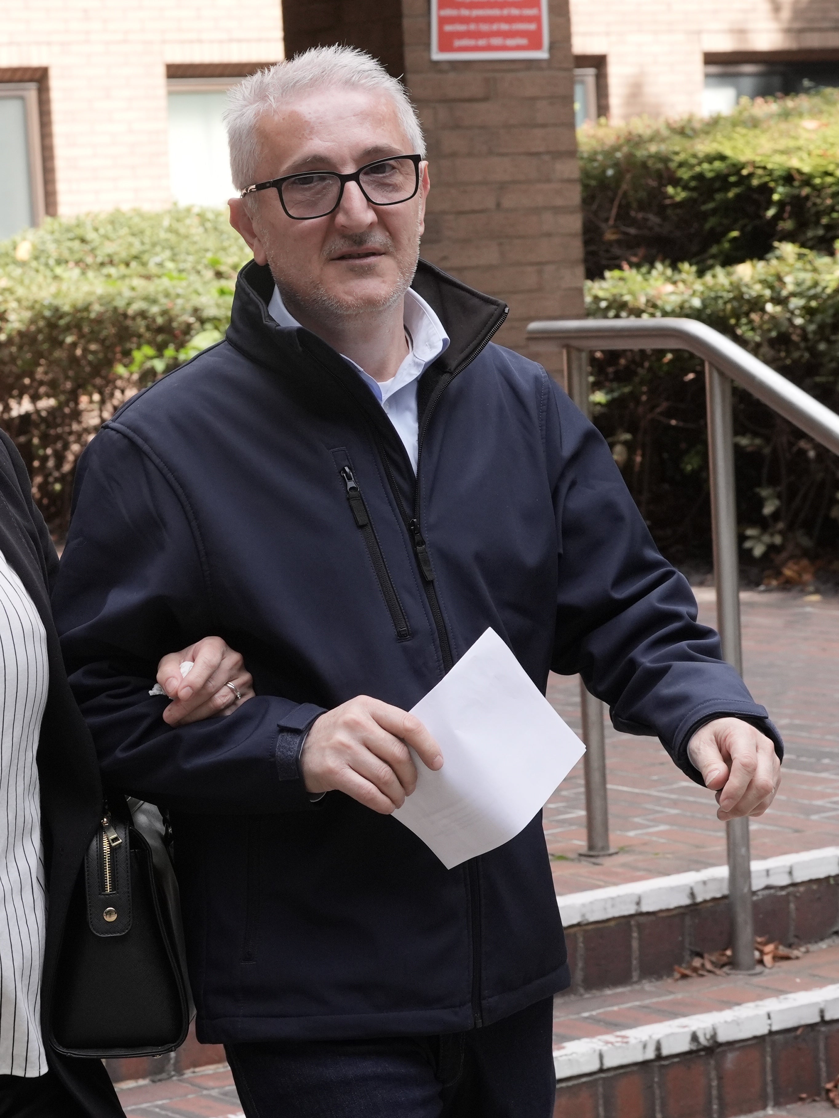 Moussa Kadri leaves Southwark Crown Court in London on Tuesday