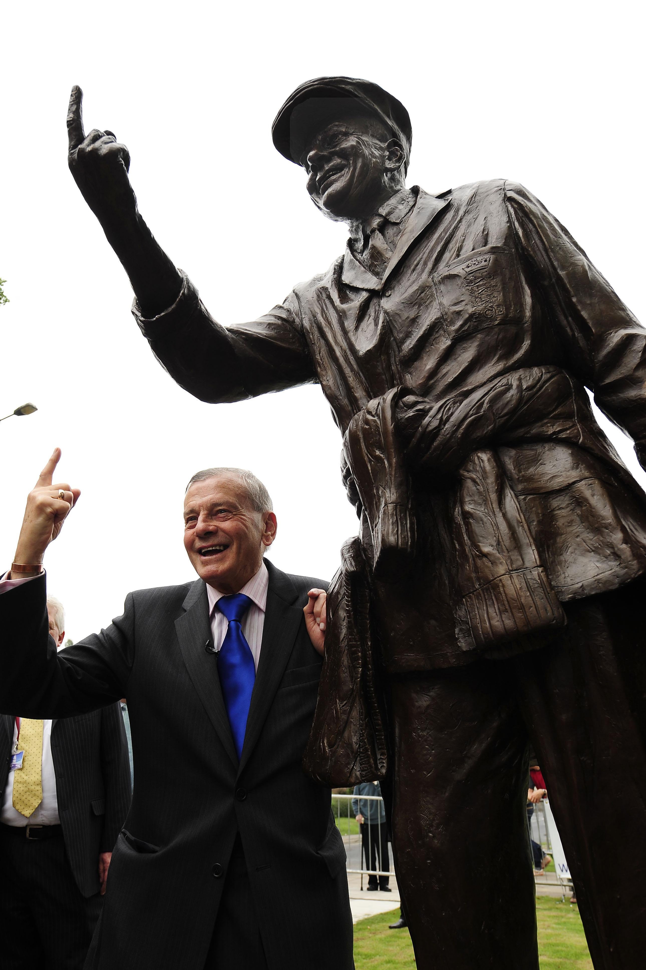 The bronze statue of Bird in his hometown of Barnsley
