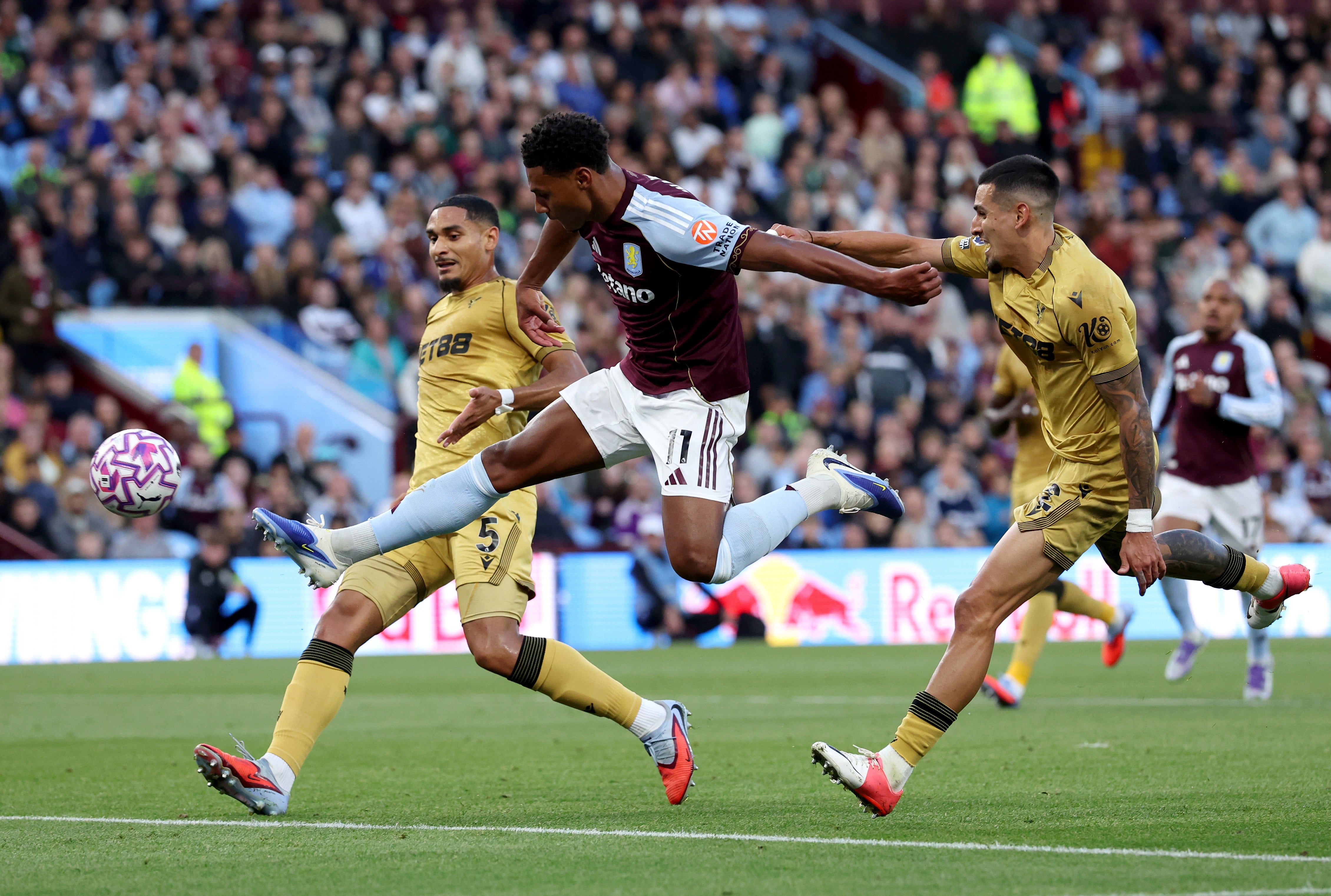 Ollie Watkins has been starved of service as Aston Villa have struggled for goals