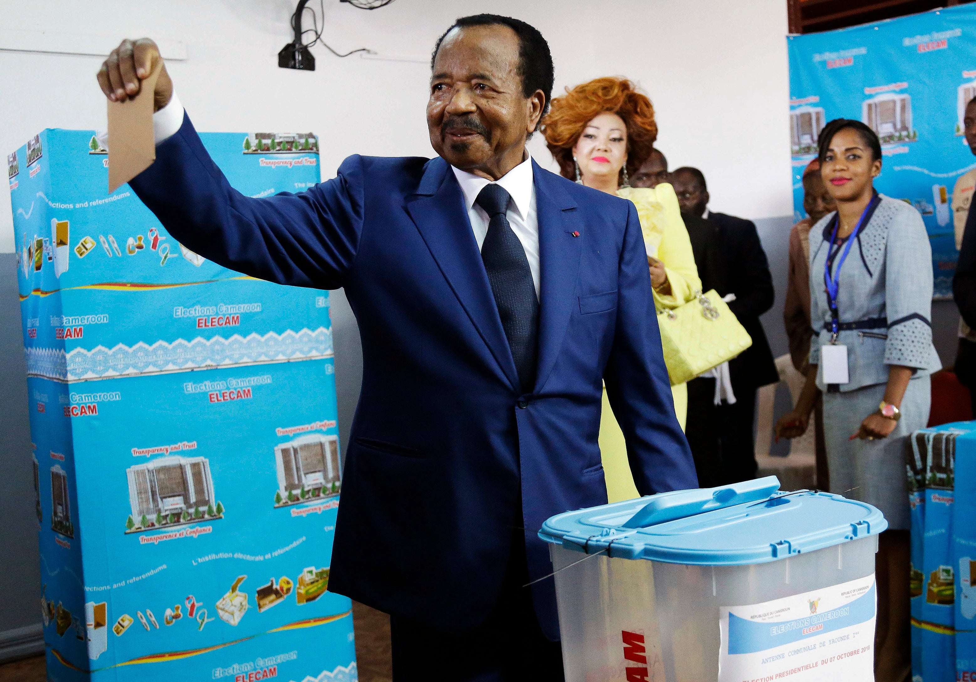 Incumbent Paul Biya has been confirmed as the next president of Cameroon