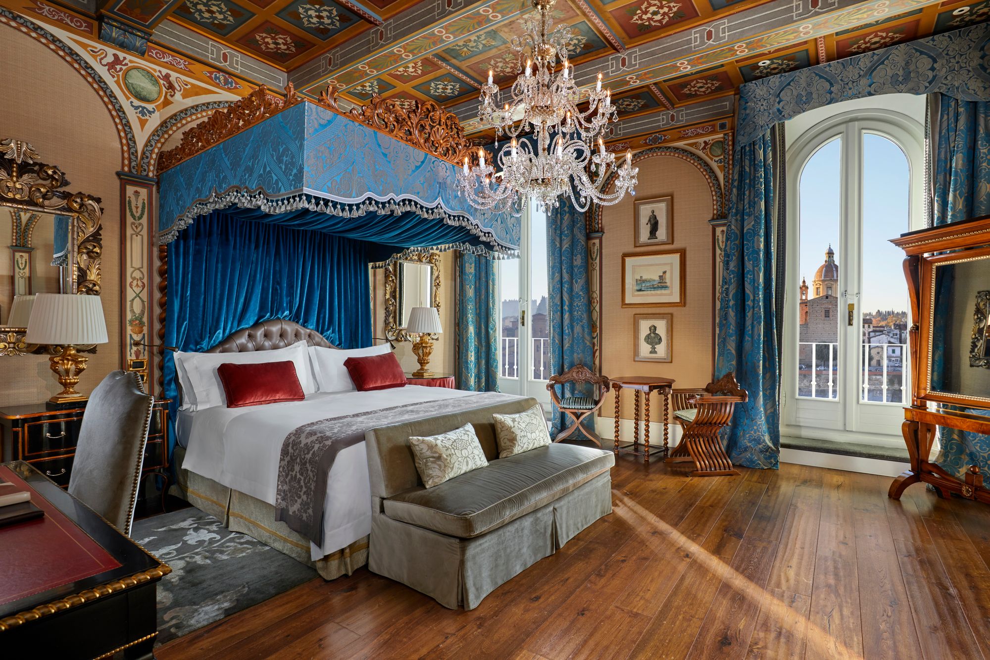 Royal Suite Gioconda Bedroom Renaissance Style at The St. Regis Florence