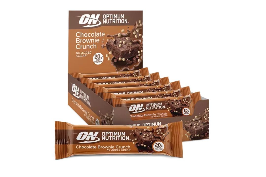 Optimum Nutrition chocolate brownie crunch protein bar