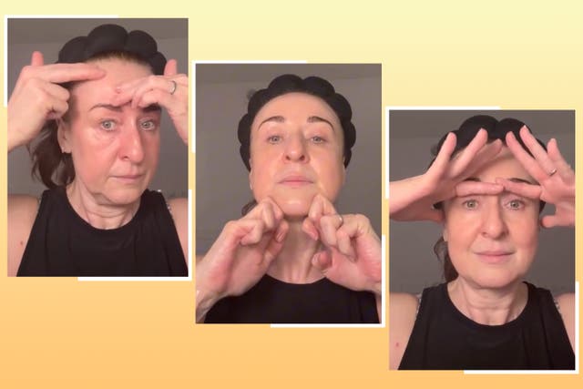 <p>There are five exercises Evans recommends to help strengthen facial muscles</p>