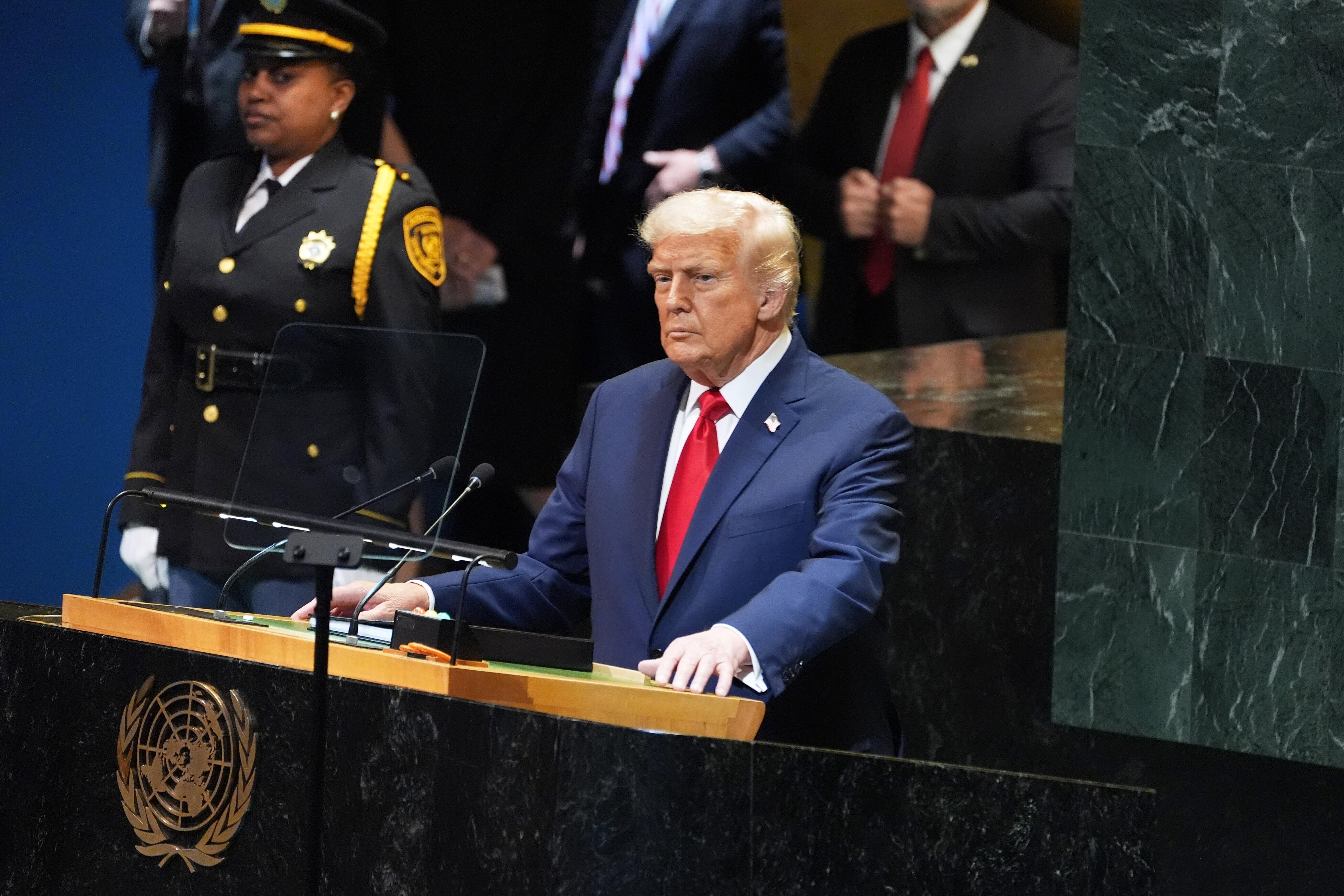 Trump renewed his war of words with the London mayor at the UN General Assembly