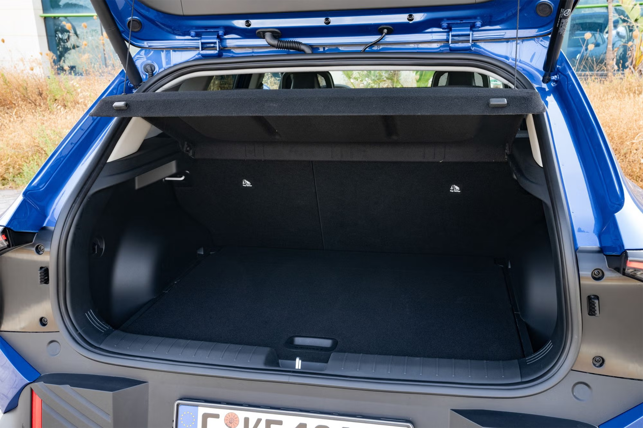 The EV4’s hatch is marginally smaller than the EV4 Fastback’s boot but much easier to use