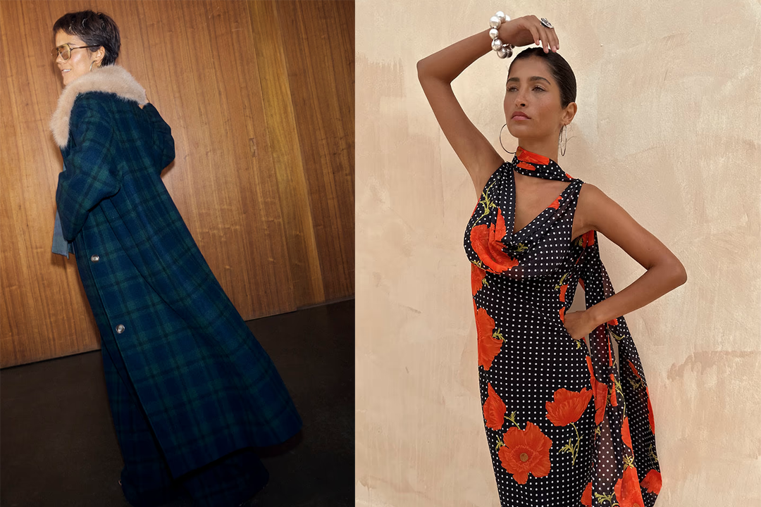 This dress label has expanded into knitwear and outerwear