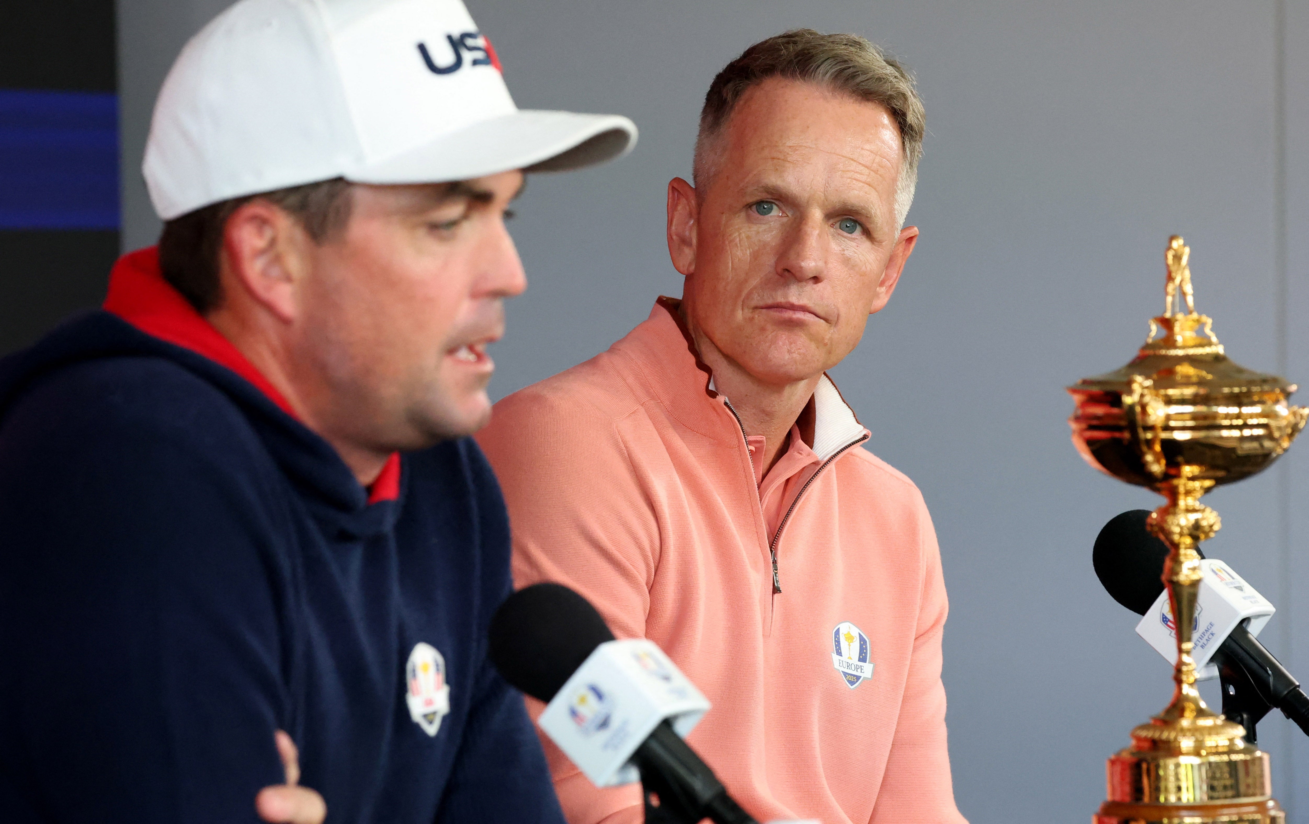 Keegan Bradley and Luke Donald are rival captains this week