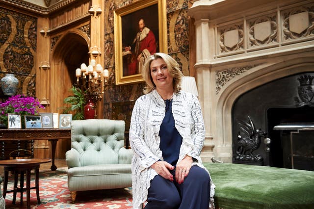 <p>The eighth Countess of Carnarvon has written a book about day-to-day life at the castle where ‘Downton Abbey’ is filmed</p>