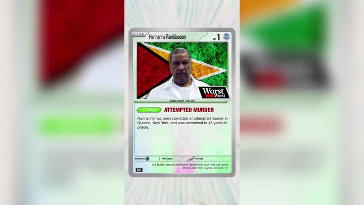 A mock Pokémon card created by the DHS