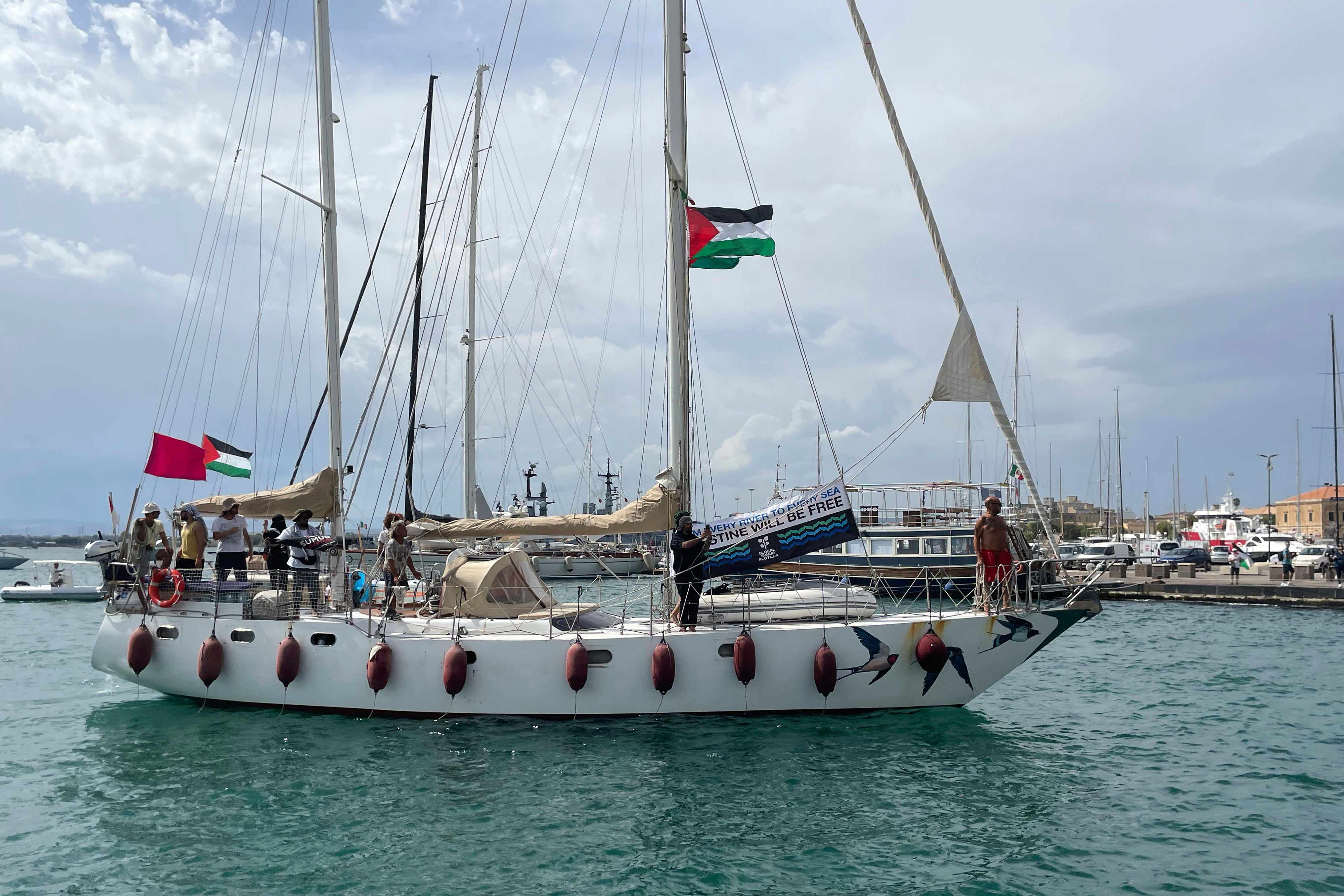 Italy Mideast Wars Gaza Flotilla