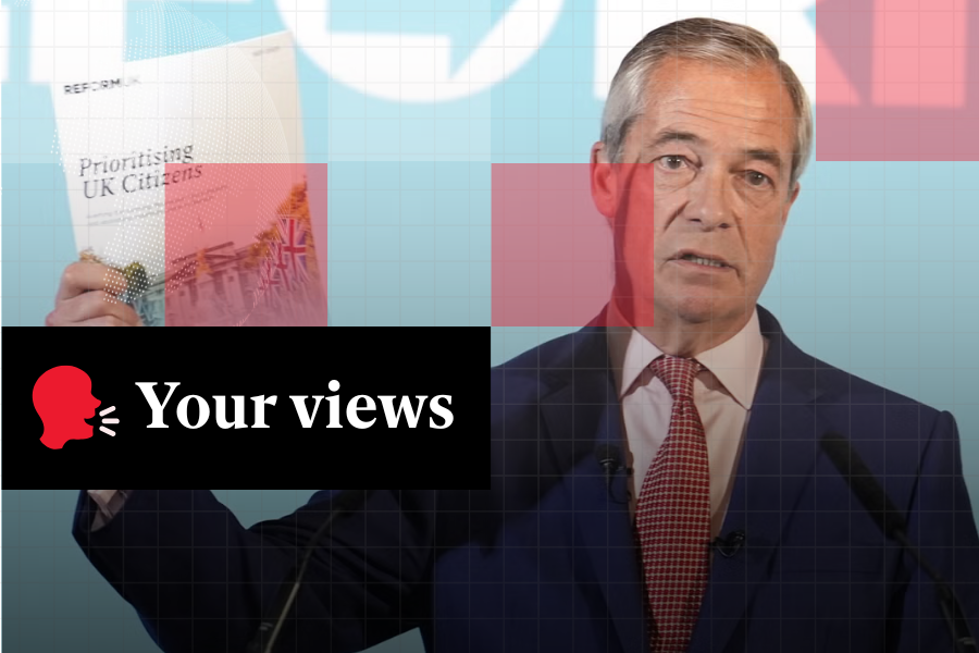 Nigel Farage makes his bold announcement at a press conference in London on Monday