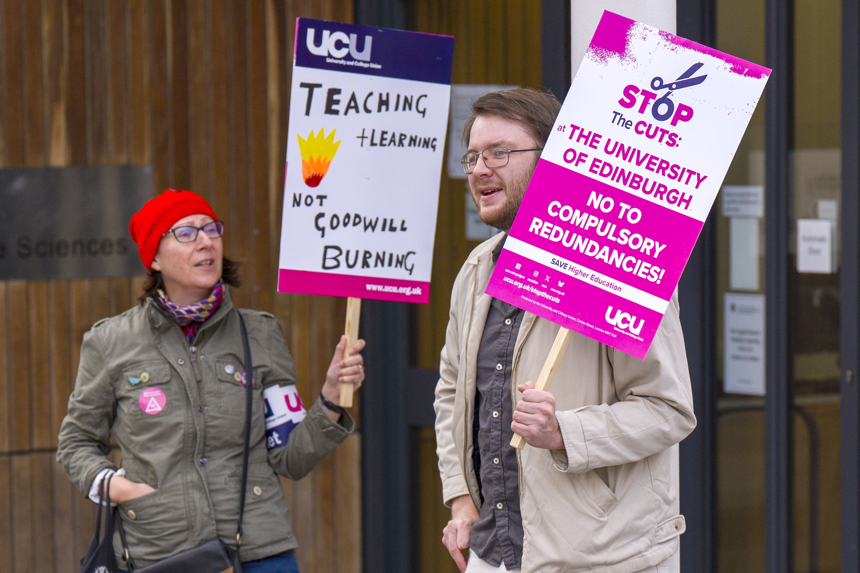 Edinburgh University is facing the prospect of further industrial action by staff