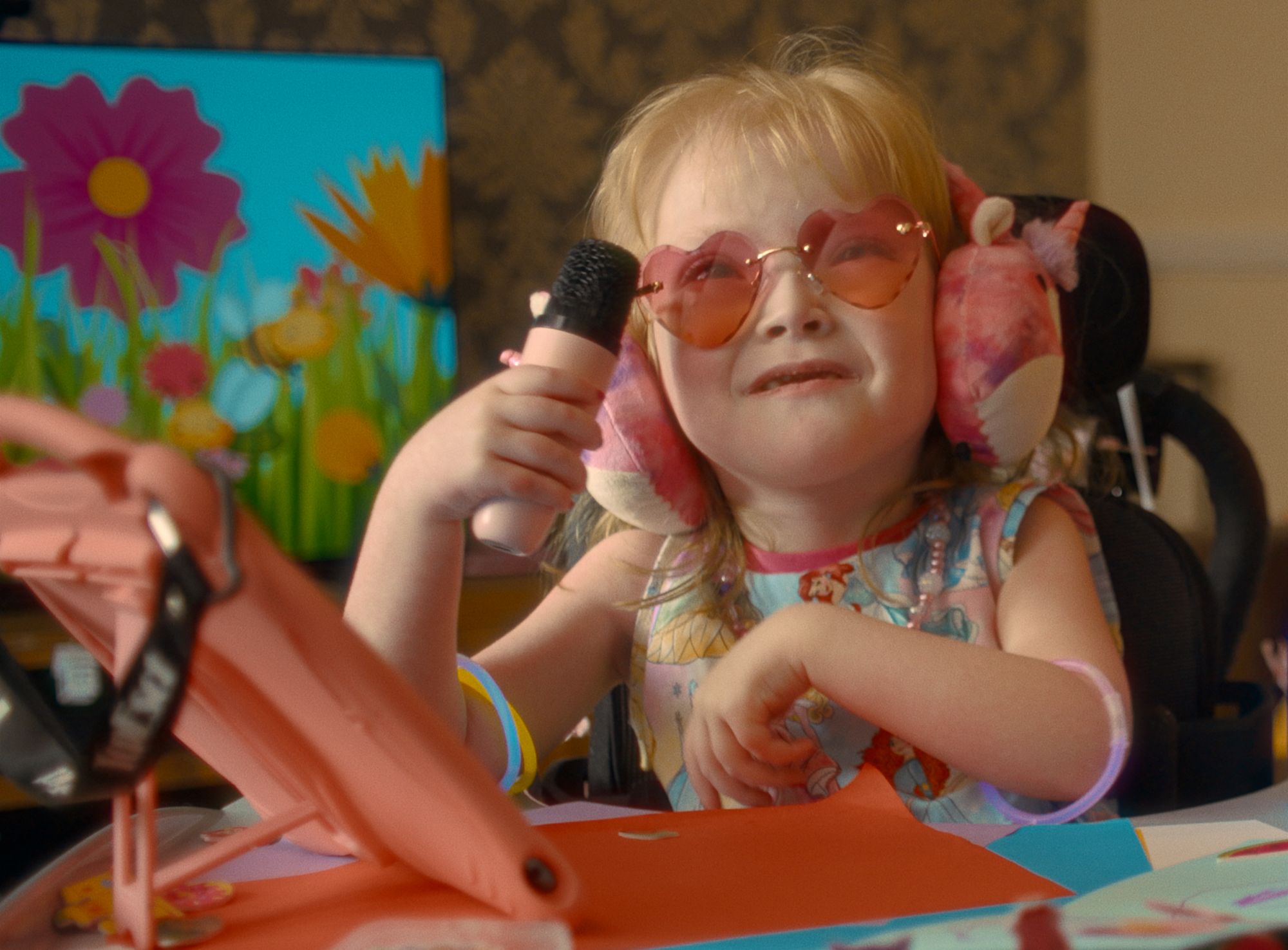 Charlie is eight years old and has spina bifida, so needs a specialist chair