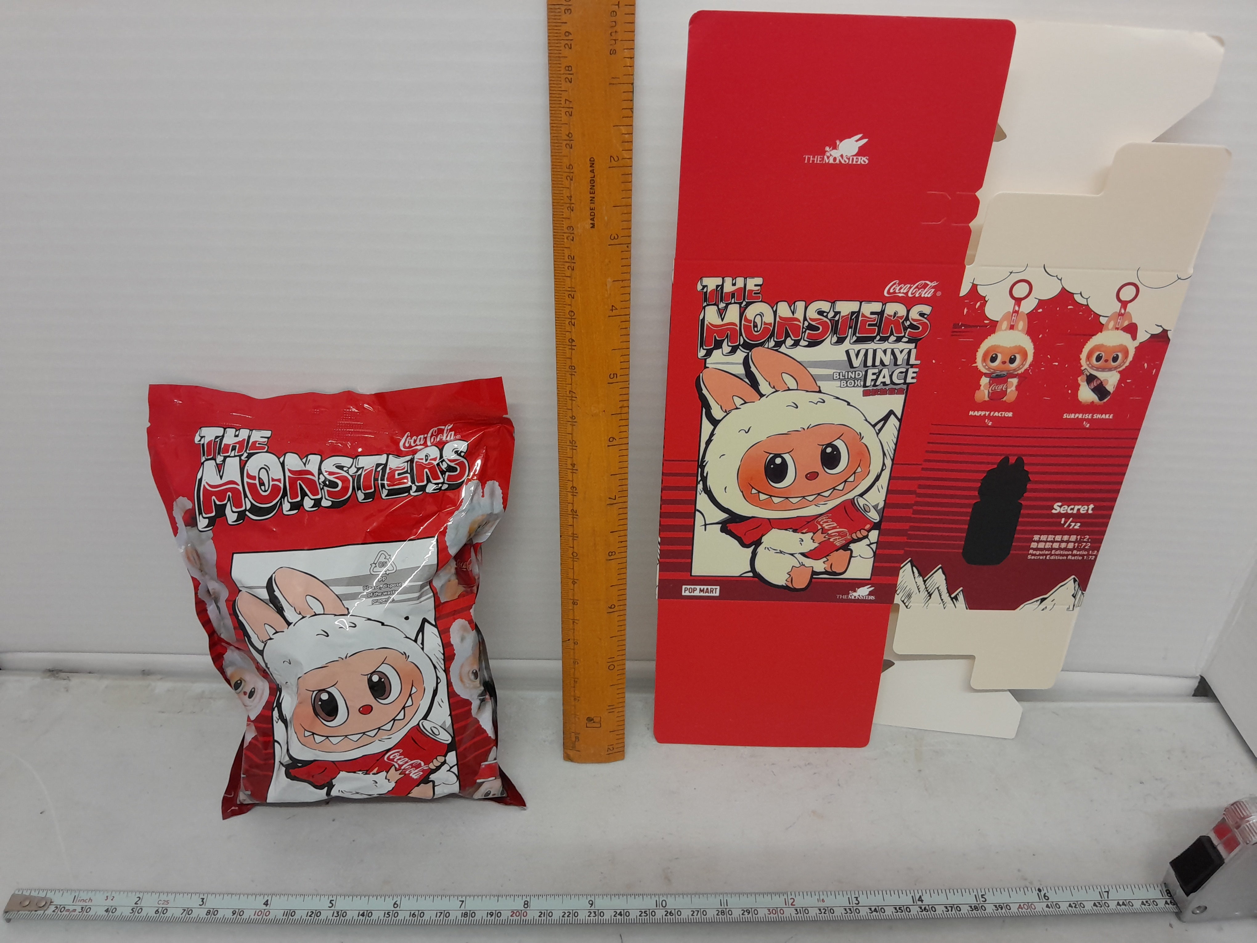 A counterfeit Labubu doll