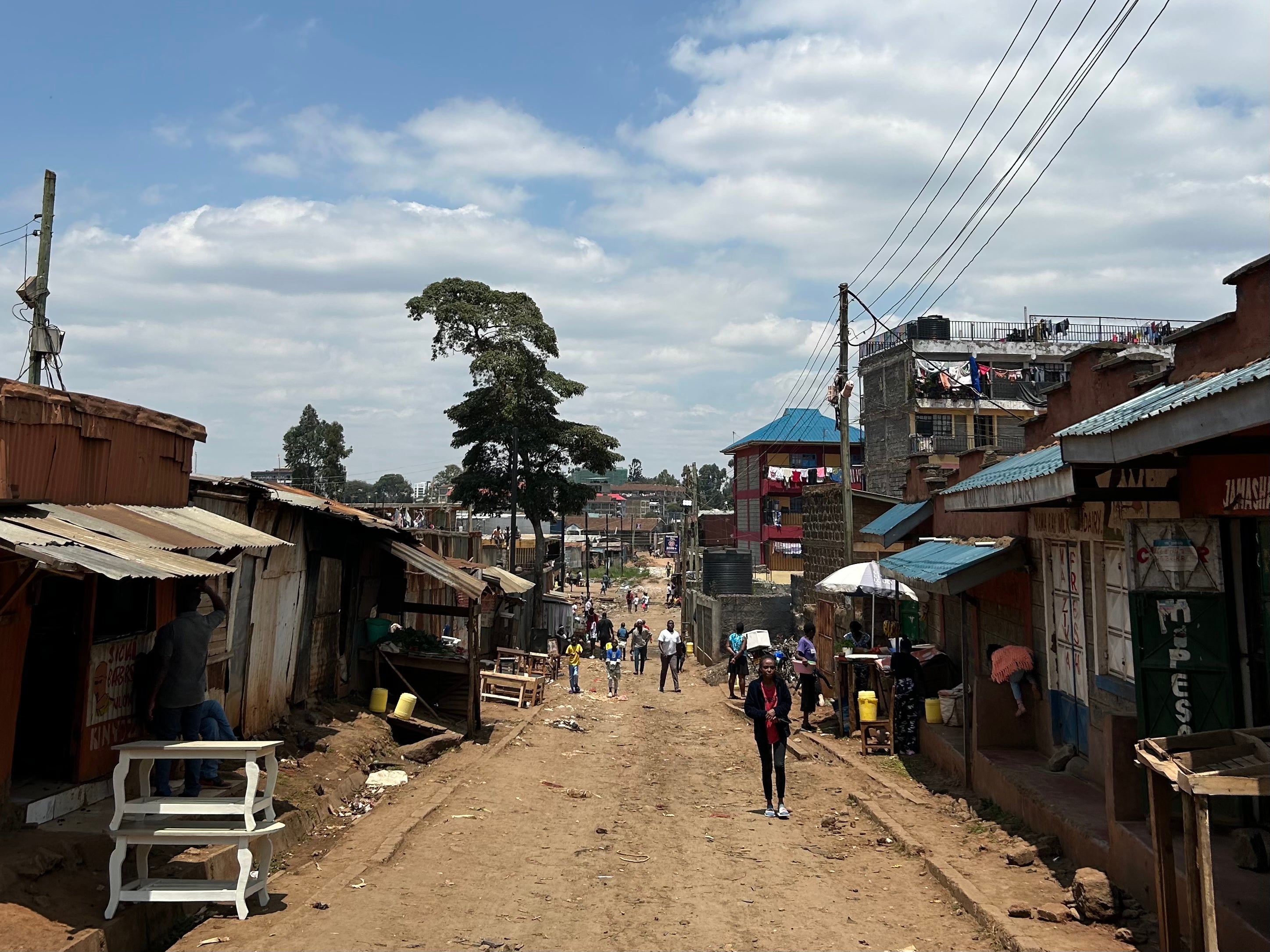 Kawangare in Nairobi – where residents described the impacts of intensifying extreme weather caused by climate change