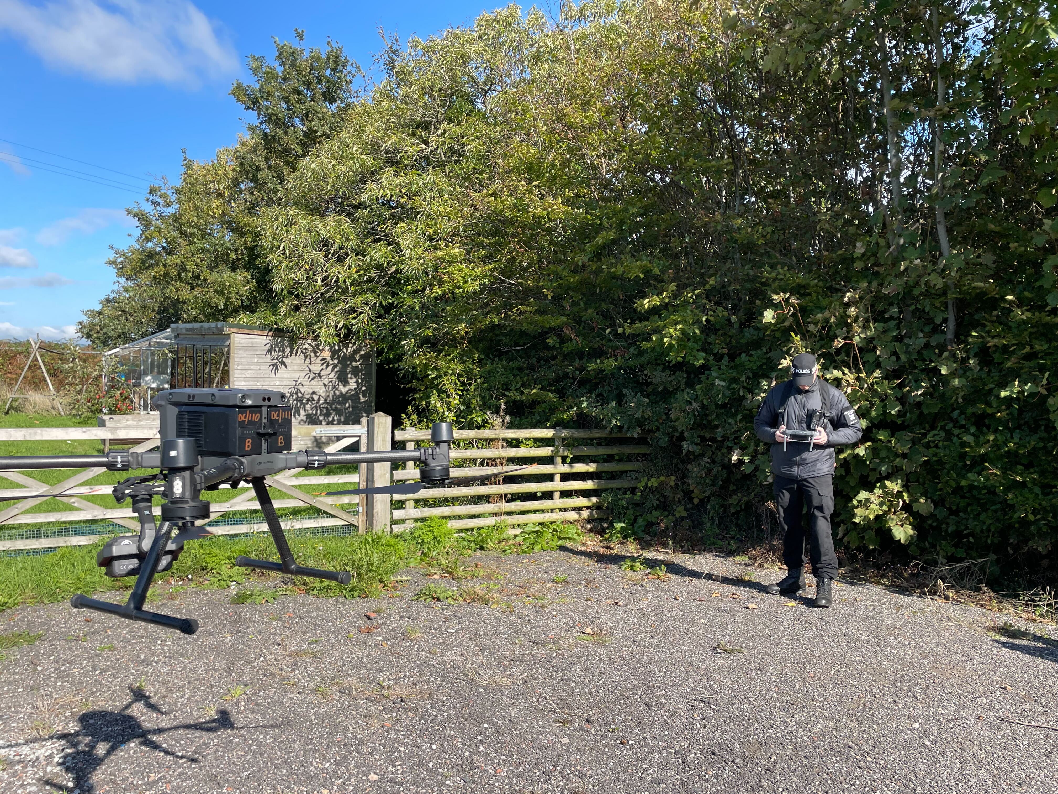 The drones can provide vehicle number plates from as far as 2km away
