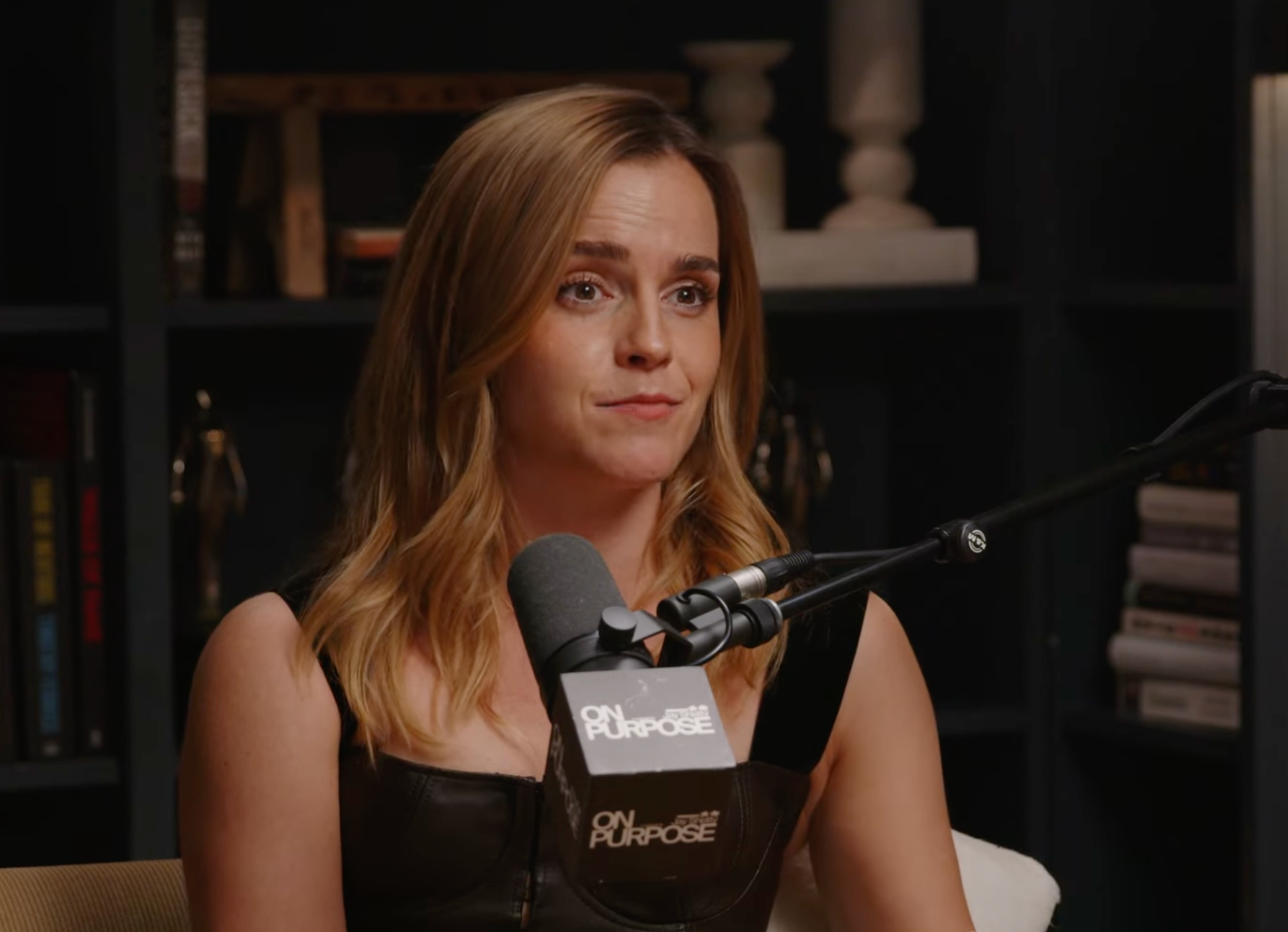 Emma Watson sat down with Jay Shetty for her first podcast interview