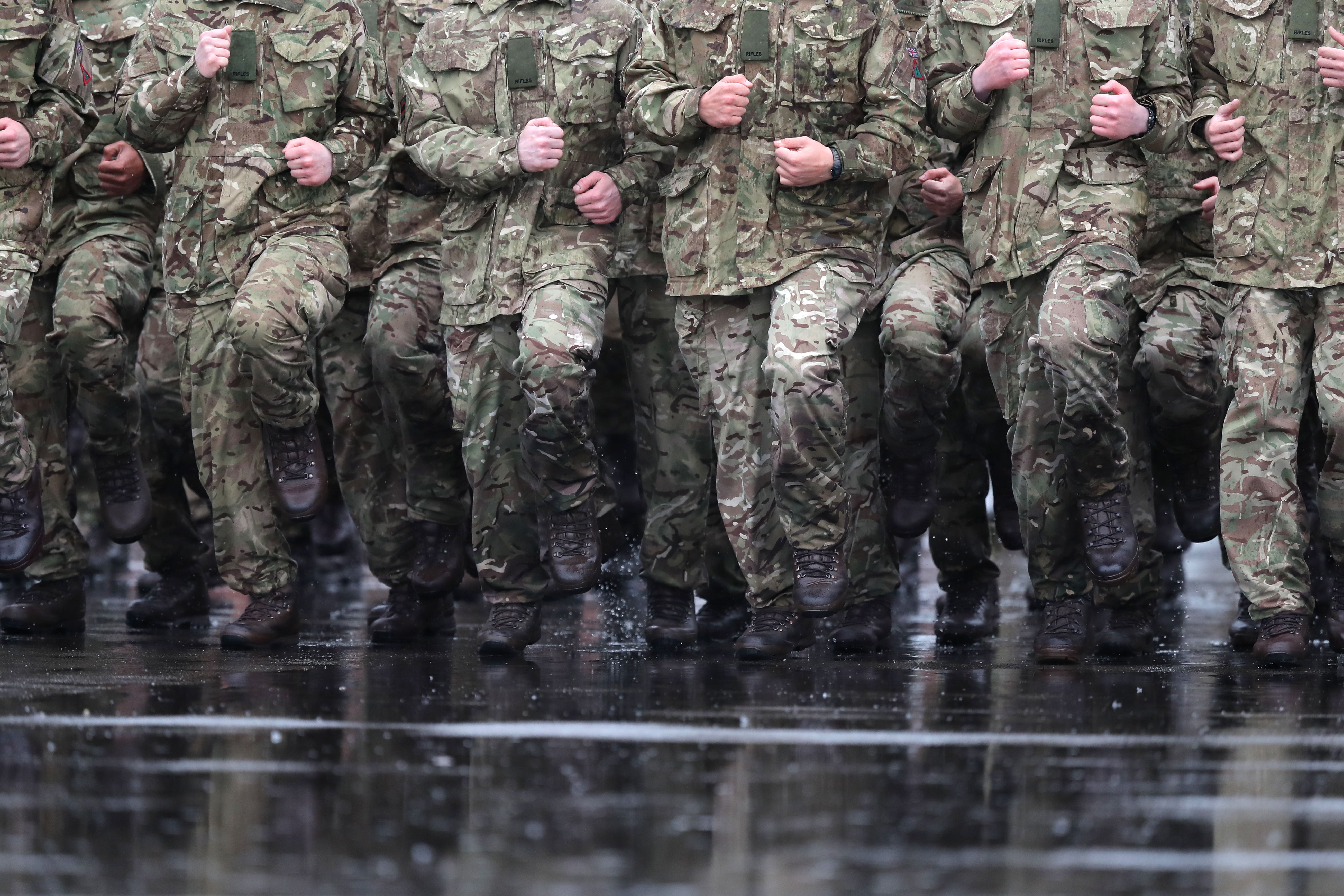 A report has found common experiences of sexual harassment against women by men in the British Army (Andrew Matthews/PA)