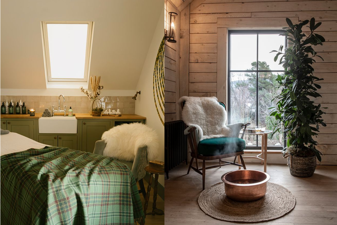 The Fife Arms’ spa has a Scandi, minimalist feel