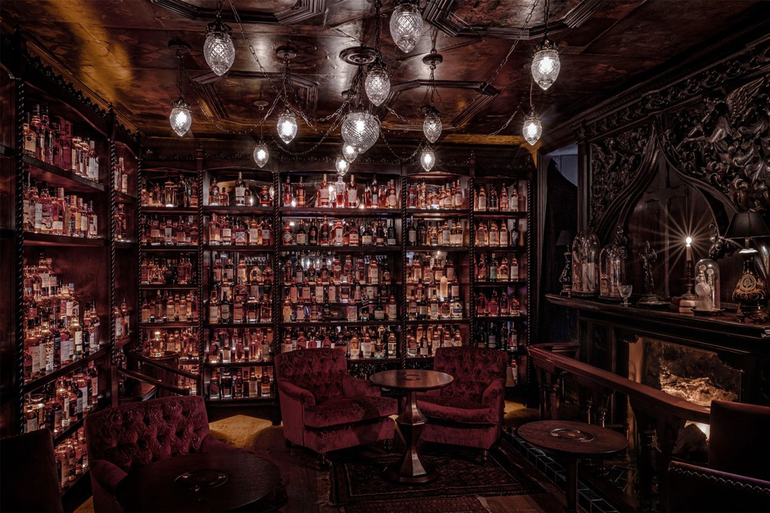 Bertie’s Whisky Bar houses more than 500 bottles of dram