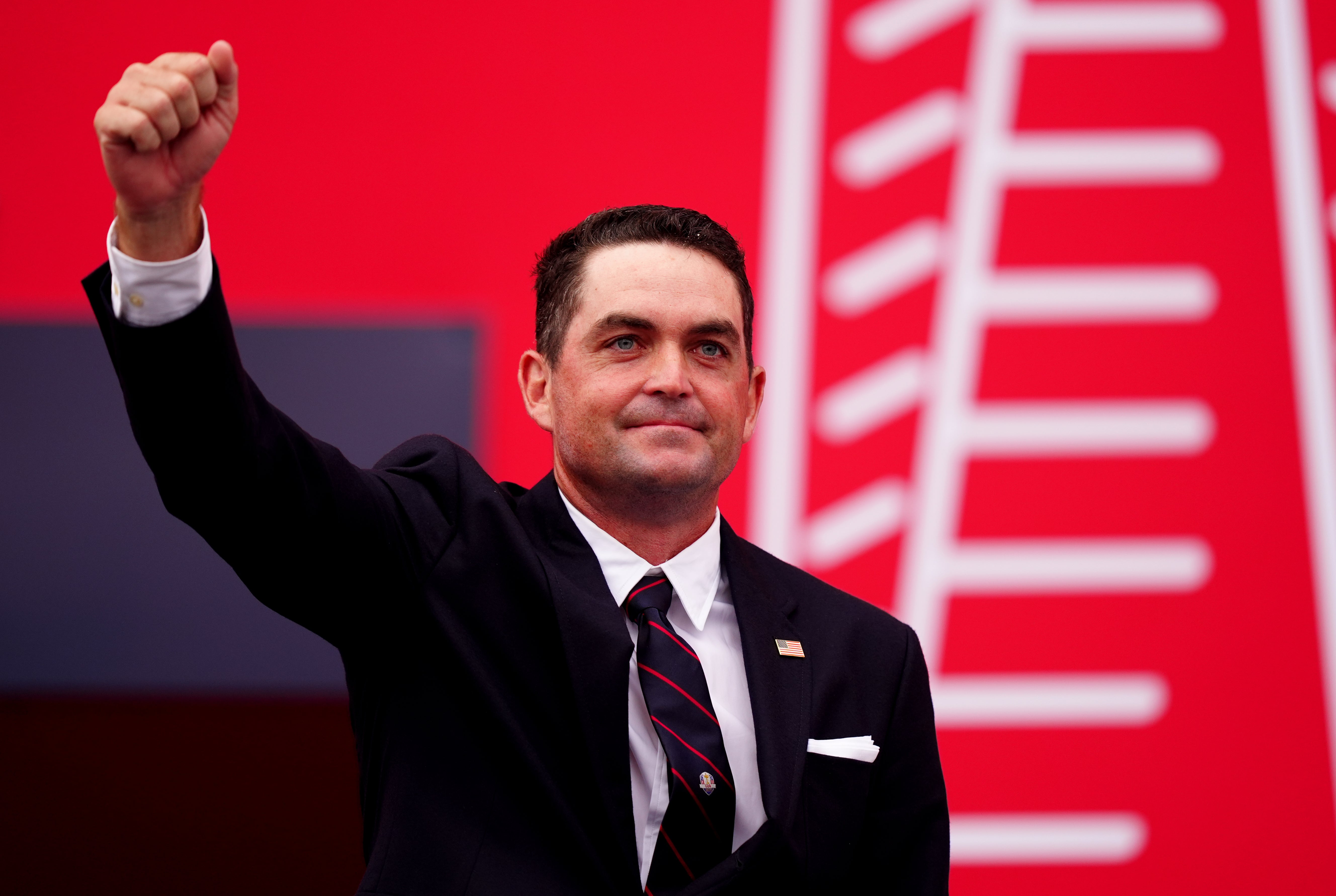Keegan Bradley called for strong support from the home fans (Mike Egerton/PA)