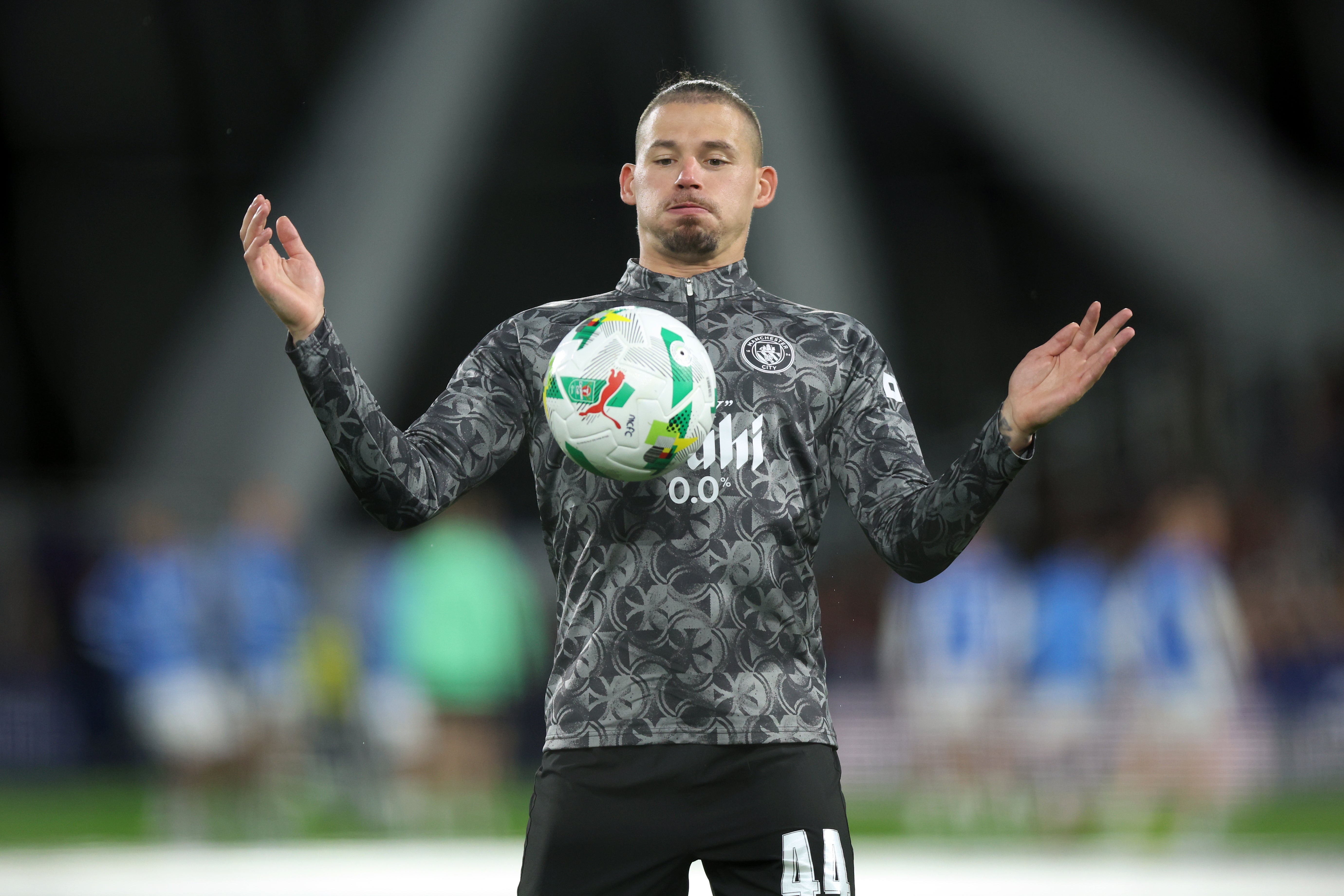 Kalvin Phillips has only played once for Man City this season (Nigel French/PA)
