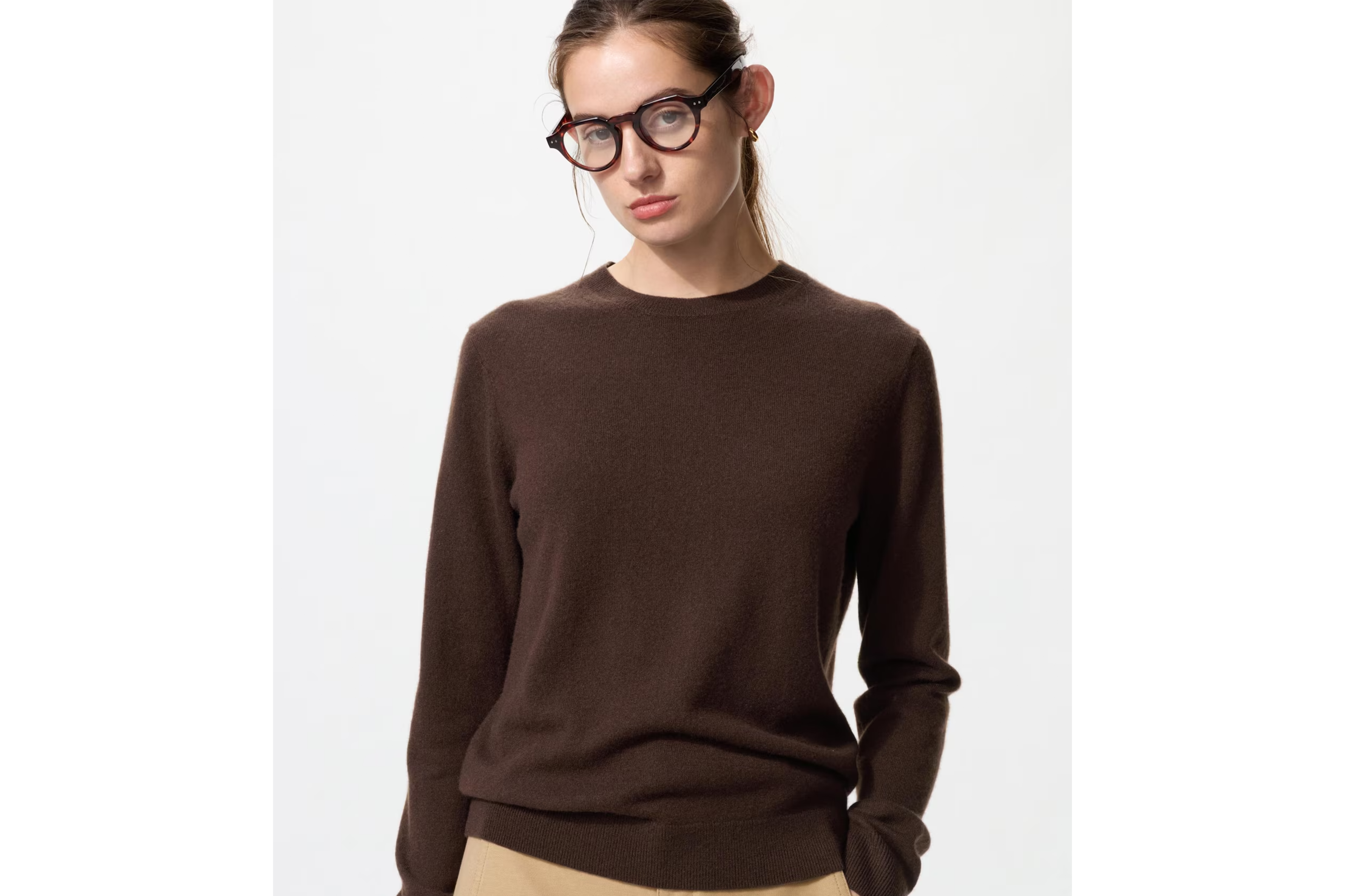 indybest review Uniqlo 100% cashmere crew neck jumper
