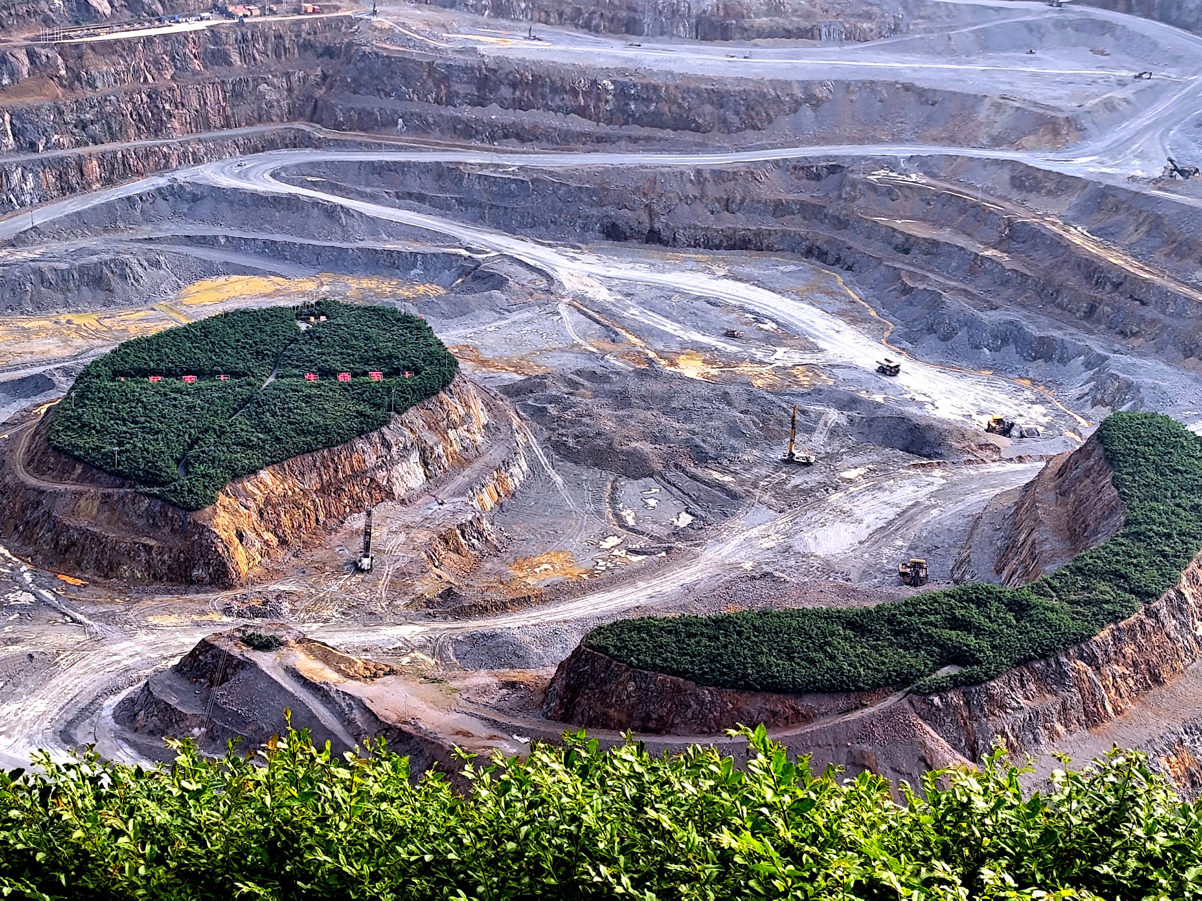 Dexing Copper Mine in Dexing in central Jiangxi province of China