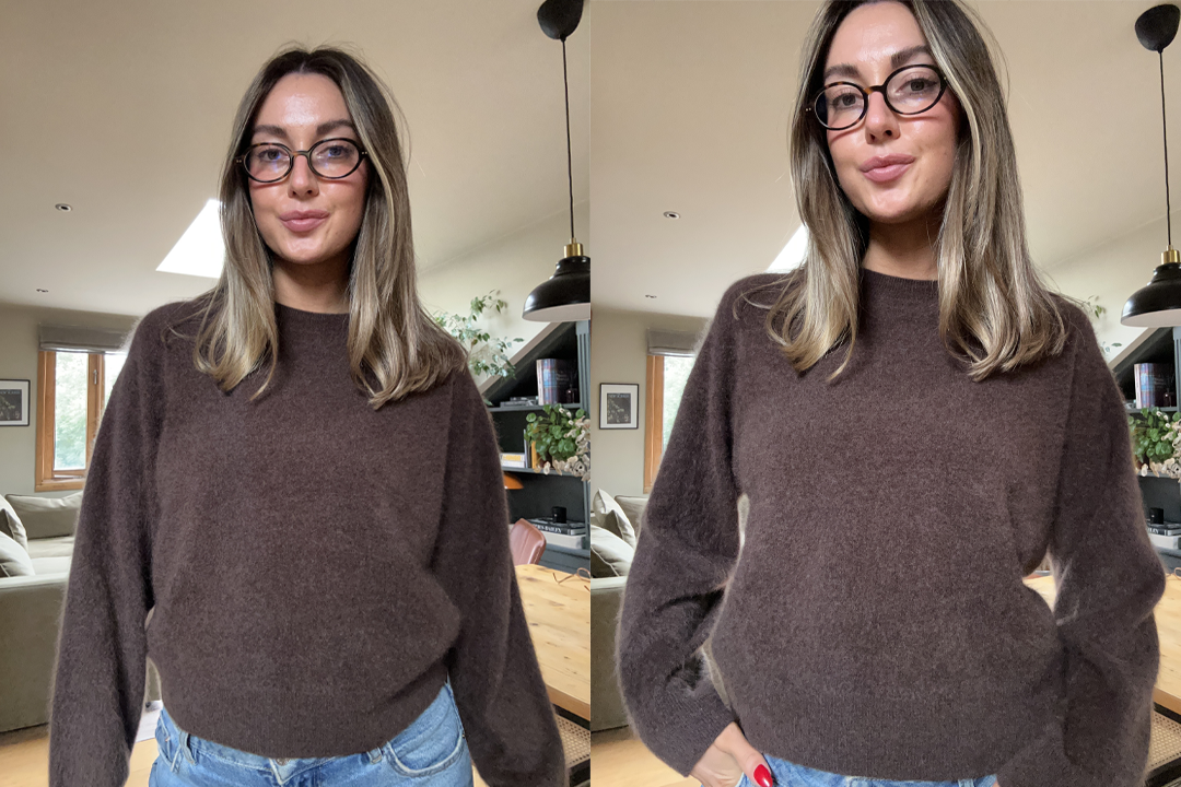 indybest review John Lewis brushed cashmere crew neck jumper