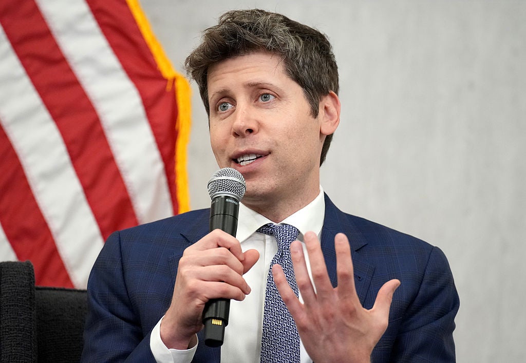 Sam Altman, CEO of OpenAI, speaking at the Federal Reserve on 22 July, 2025 in Washington, DC