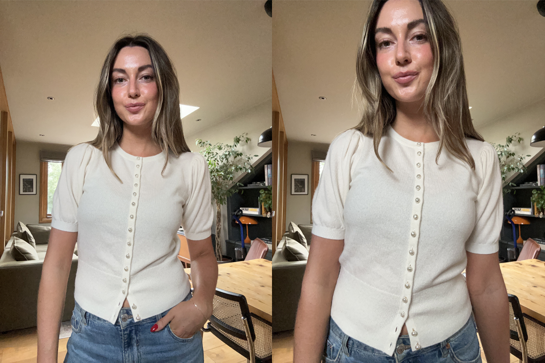 indybest review Mint Velvet ivory cashmere cardigan