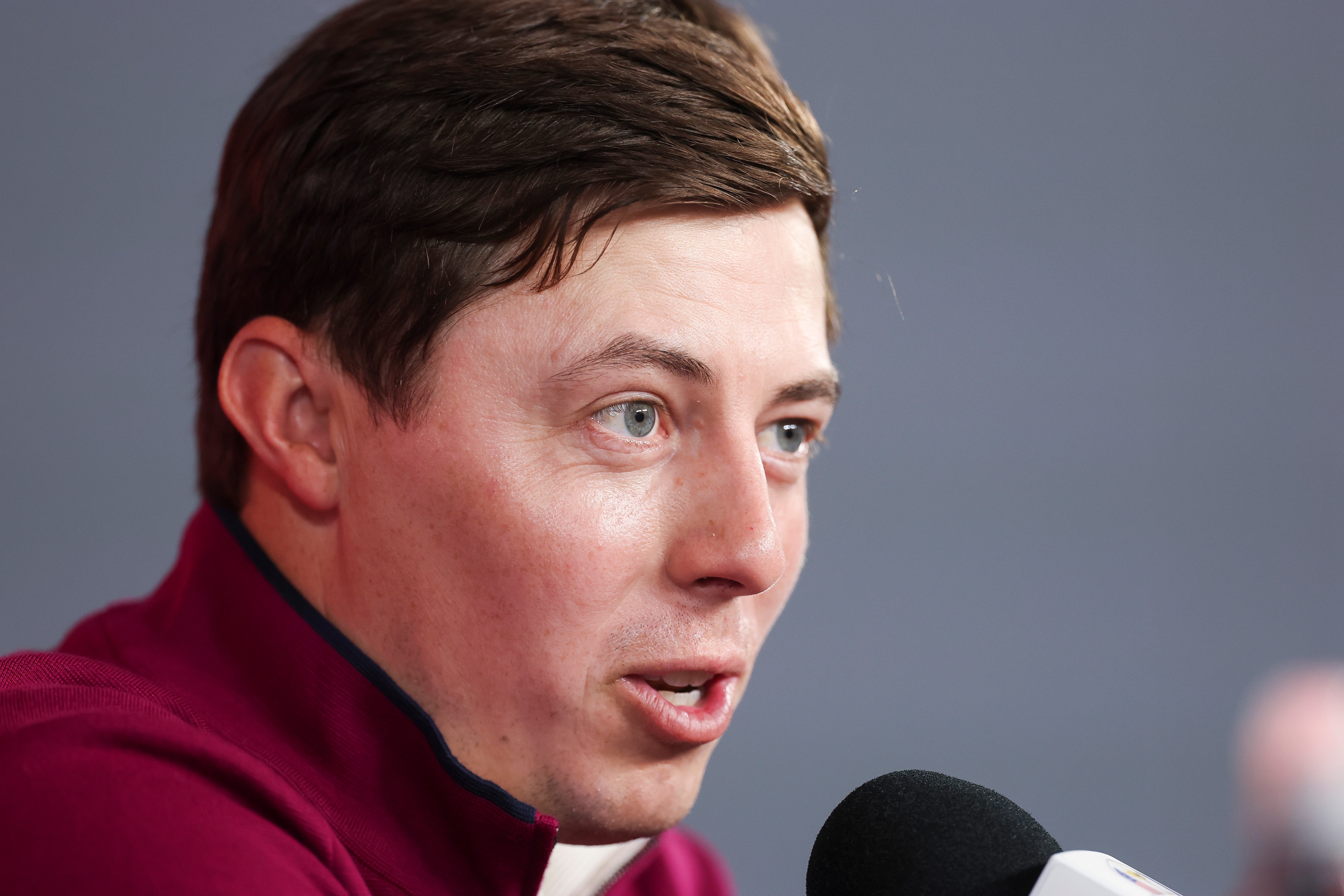 Matt Fitzpatrick explains parents’ Ryder Cup absence after USA fan’s slit-throat taunt