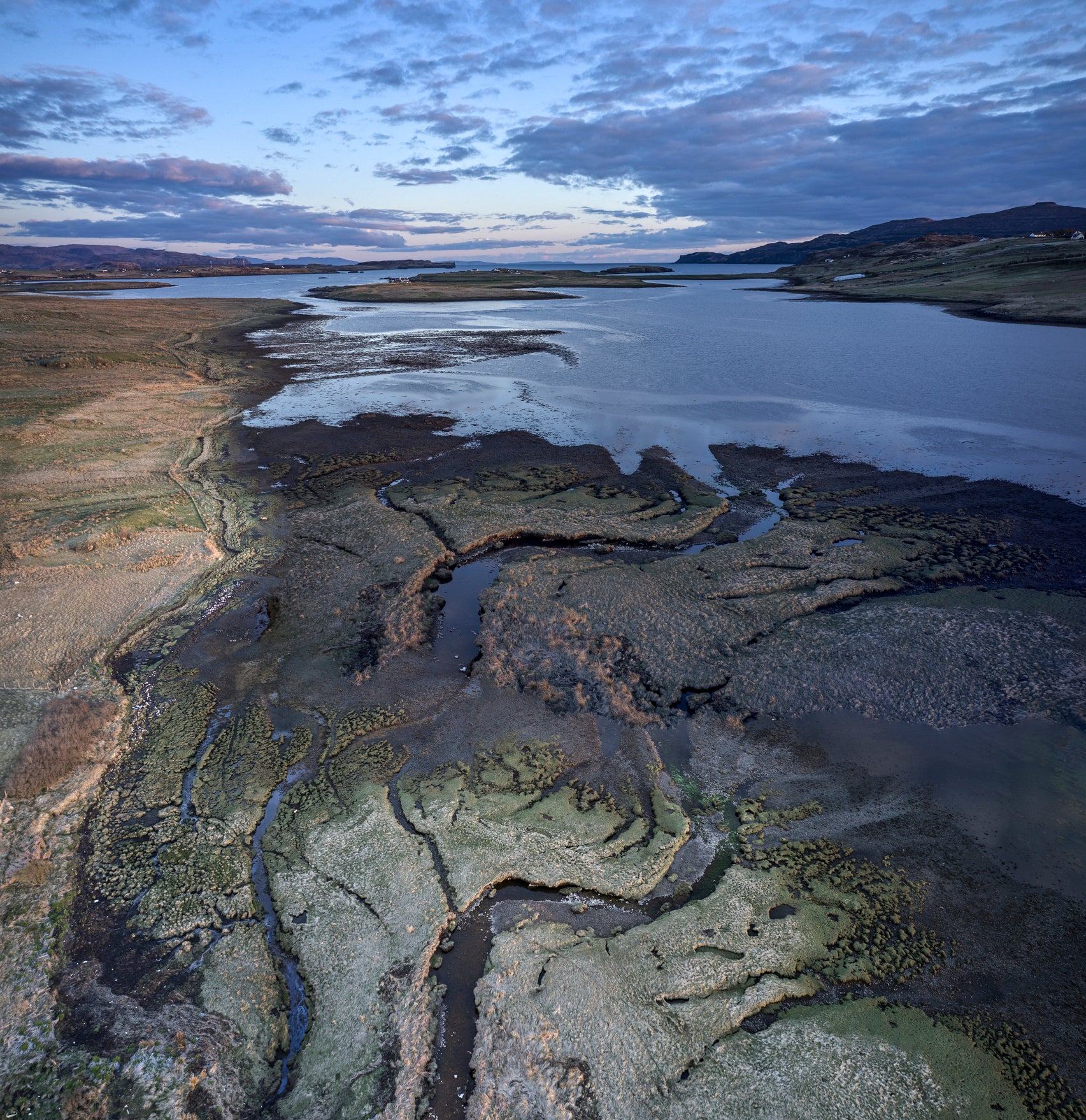 Hame Hotel looks out onto Pool Roag towards Loch Vatten