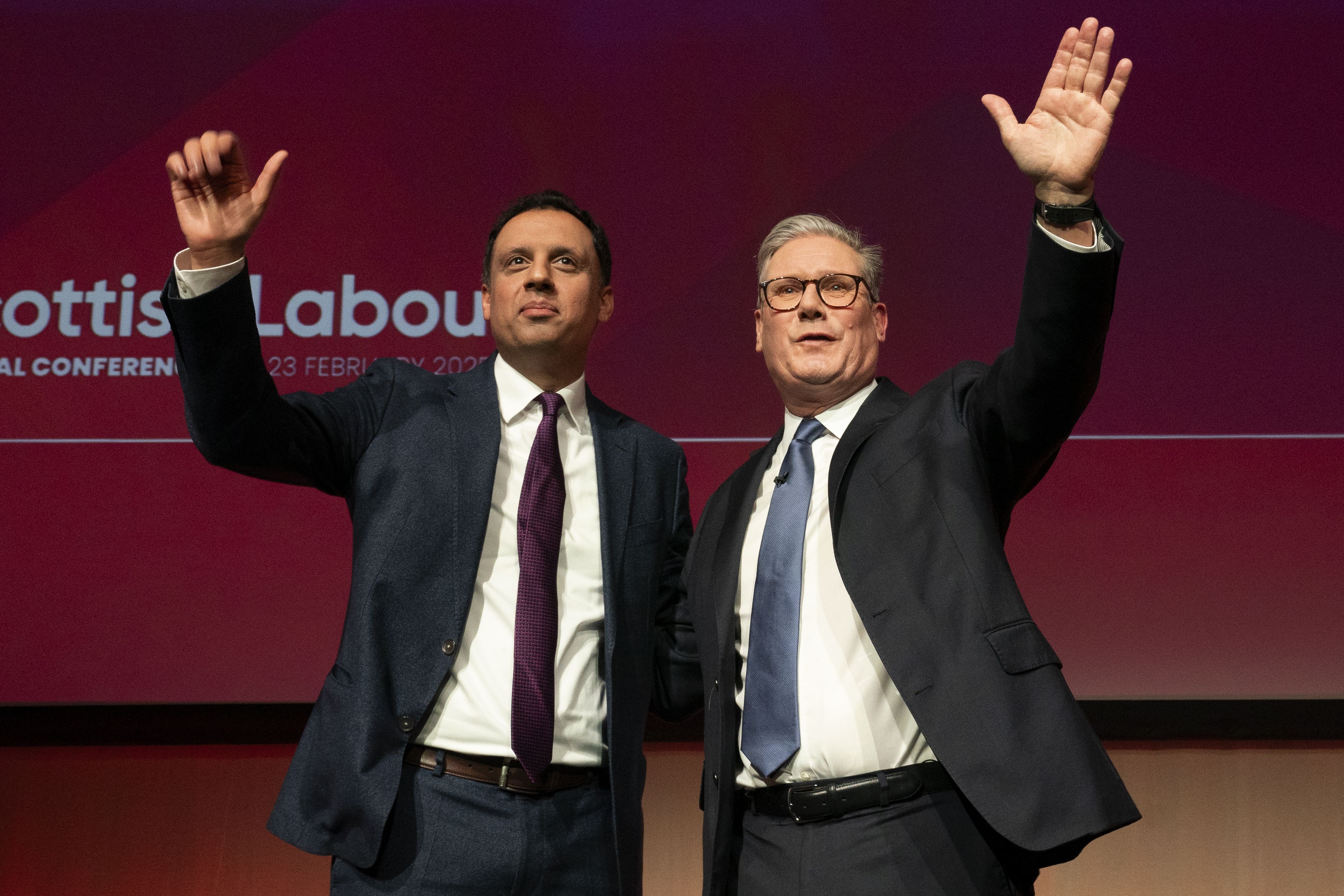Anas Sarwar has been a key ally of Sir Keir Starmer (Jane Barlow/PA)