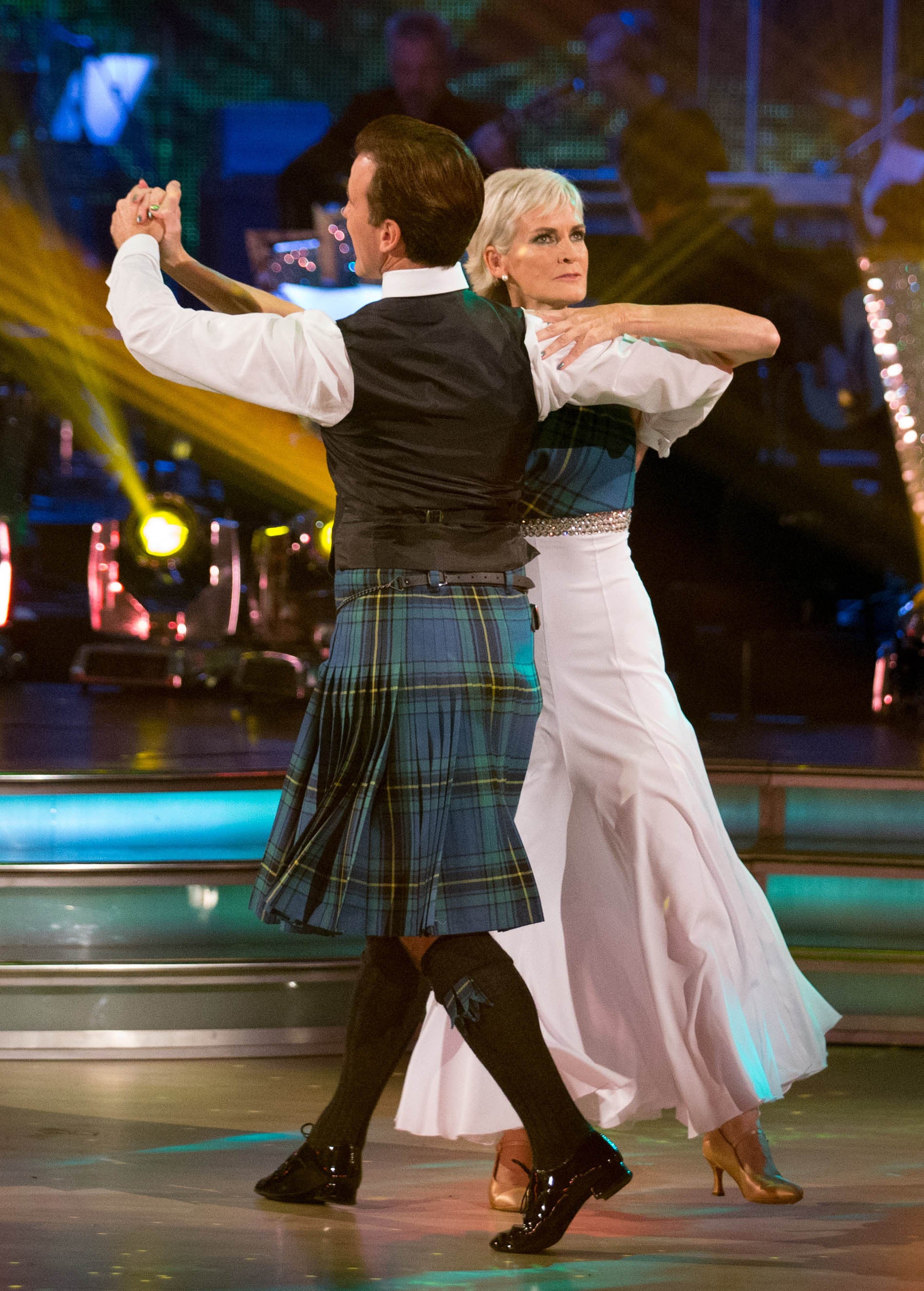 Murray with her ‘Strictly’ dance partner and friend Anton du Beke