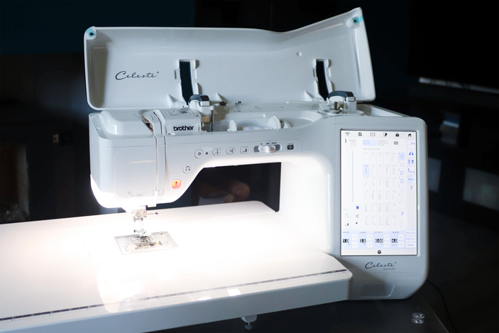 testing Brother CX1 celeste