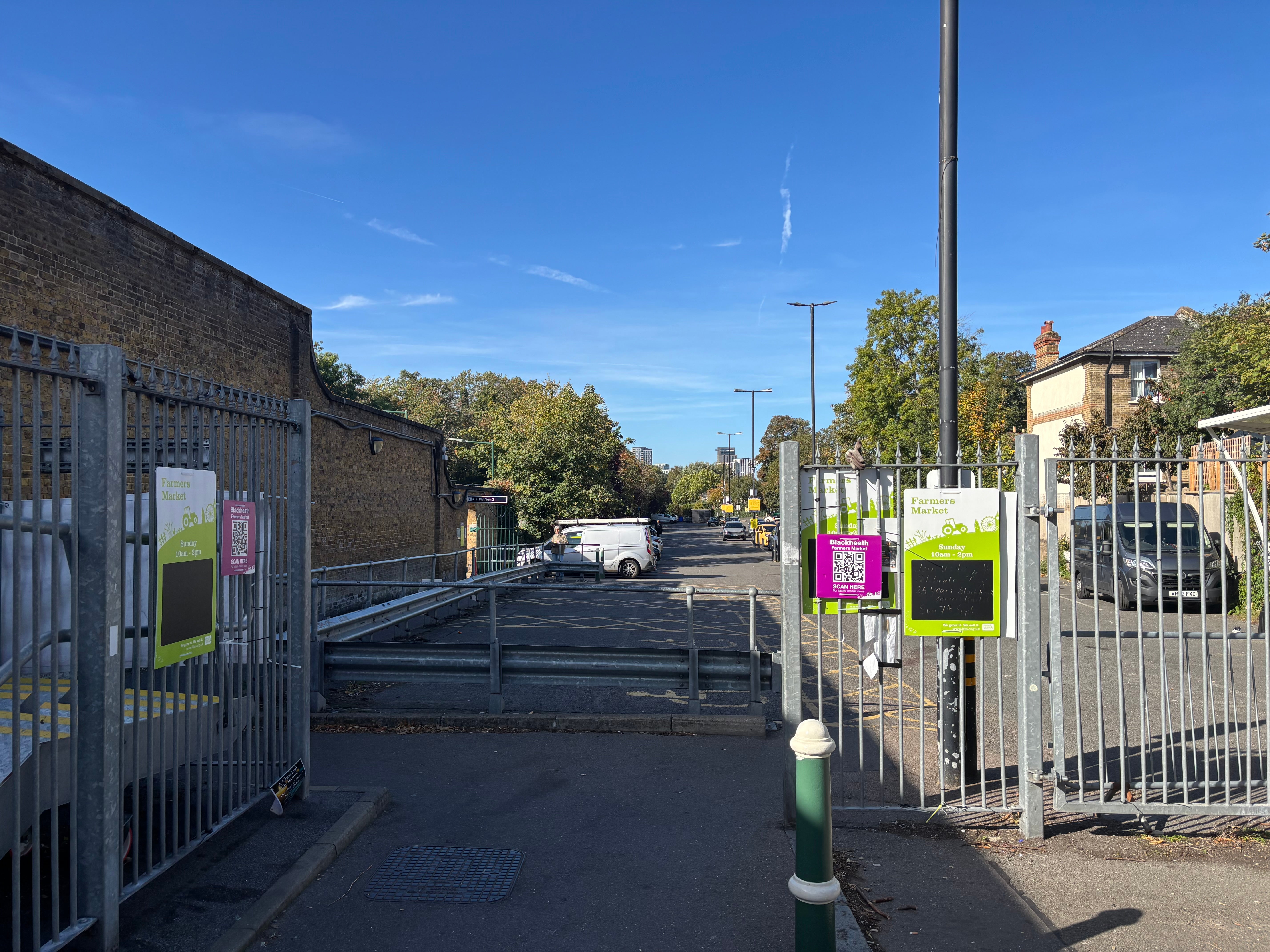 Blackheath station car park, where the farmers’ market is held every Sunday