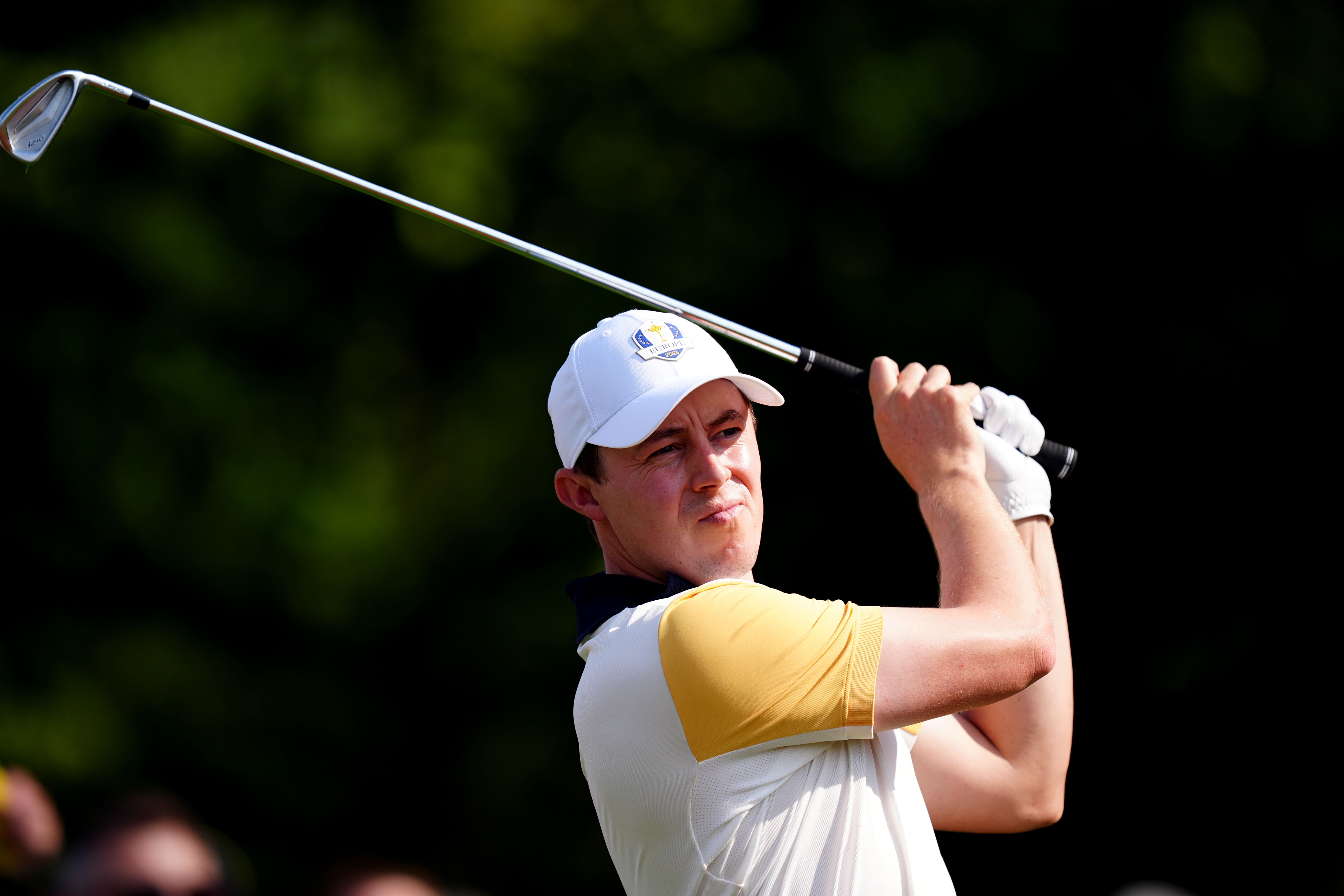 Matt Fitzpatrick’s parents have not joined him at the Ryder Cup (Mike Egerton/PA)