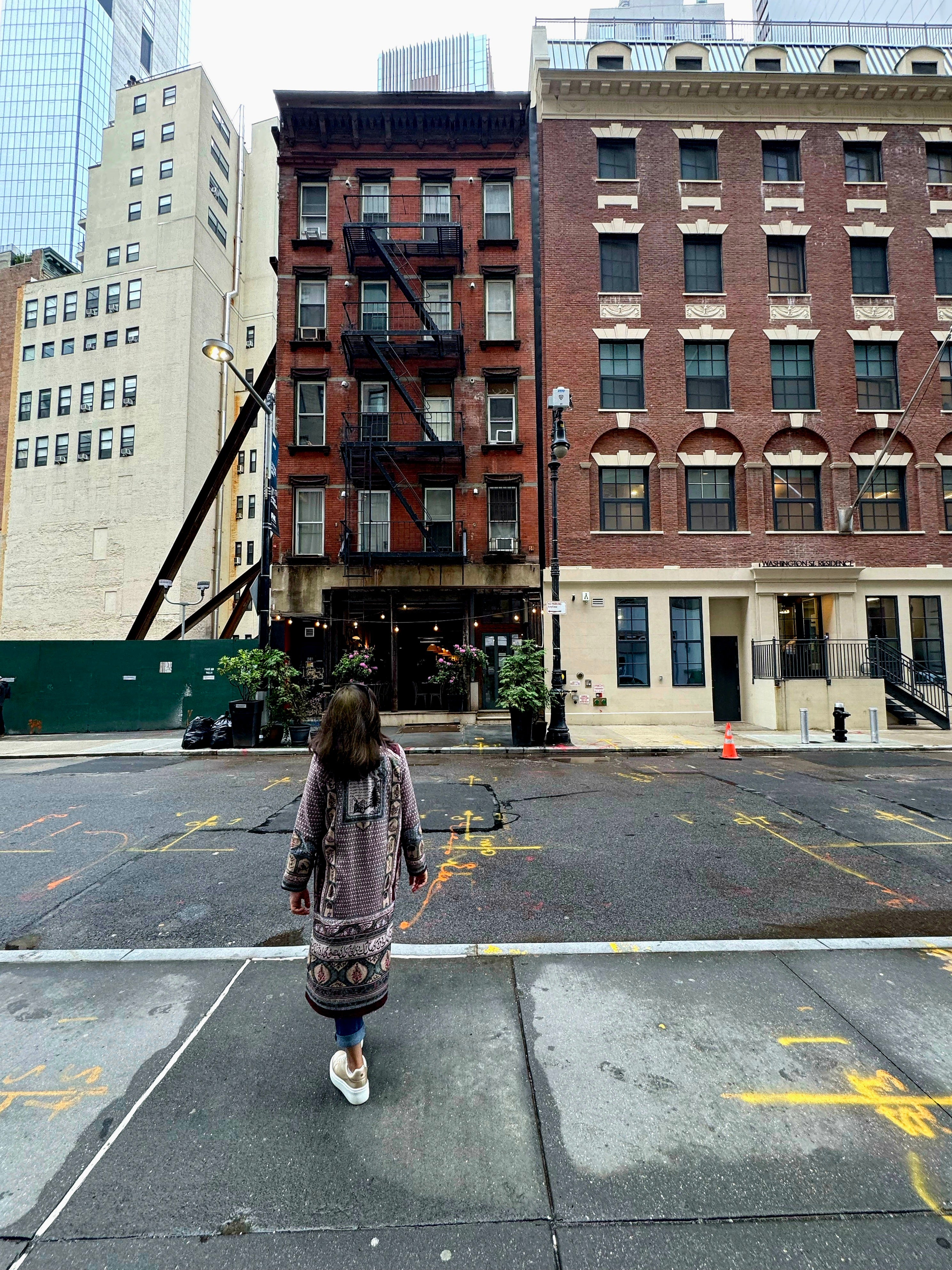Downtown Community House at 105–107 Washington Street and the tenement at 109