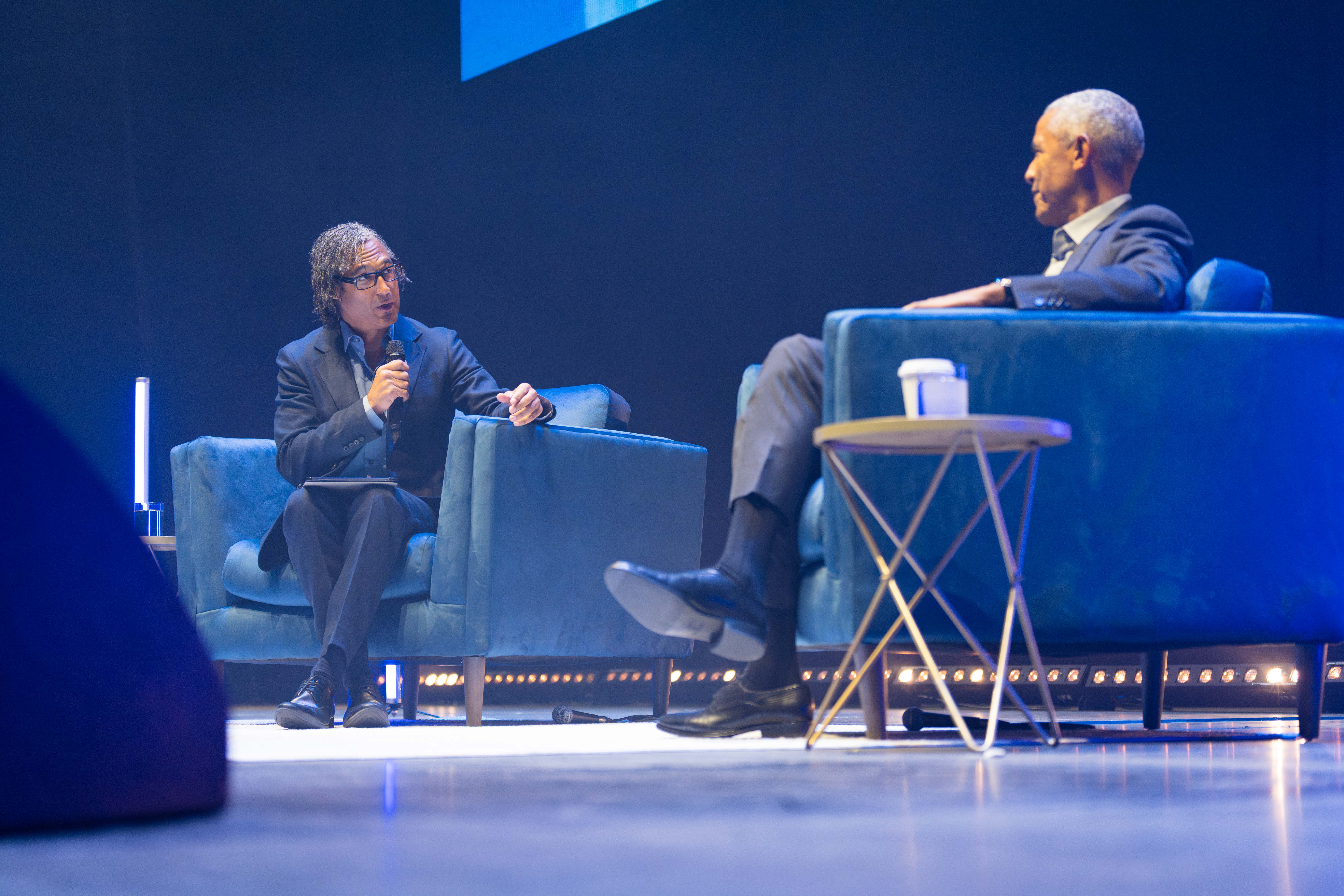 Obama warned that AI will be militarised and could be used to produce bioweapons