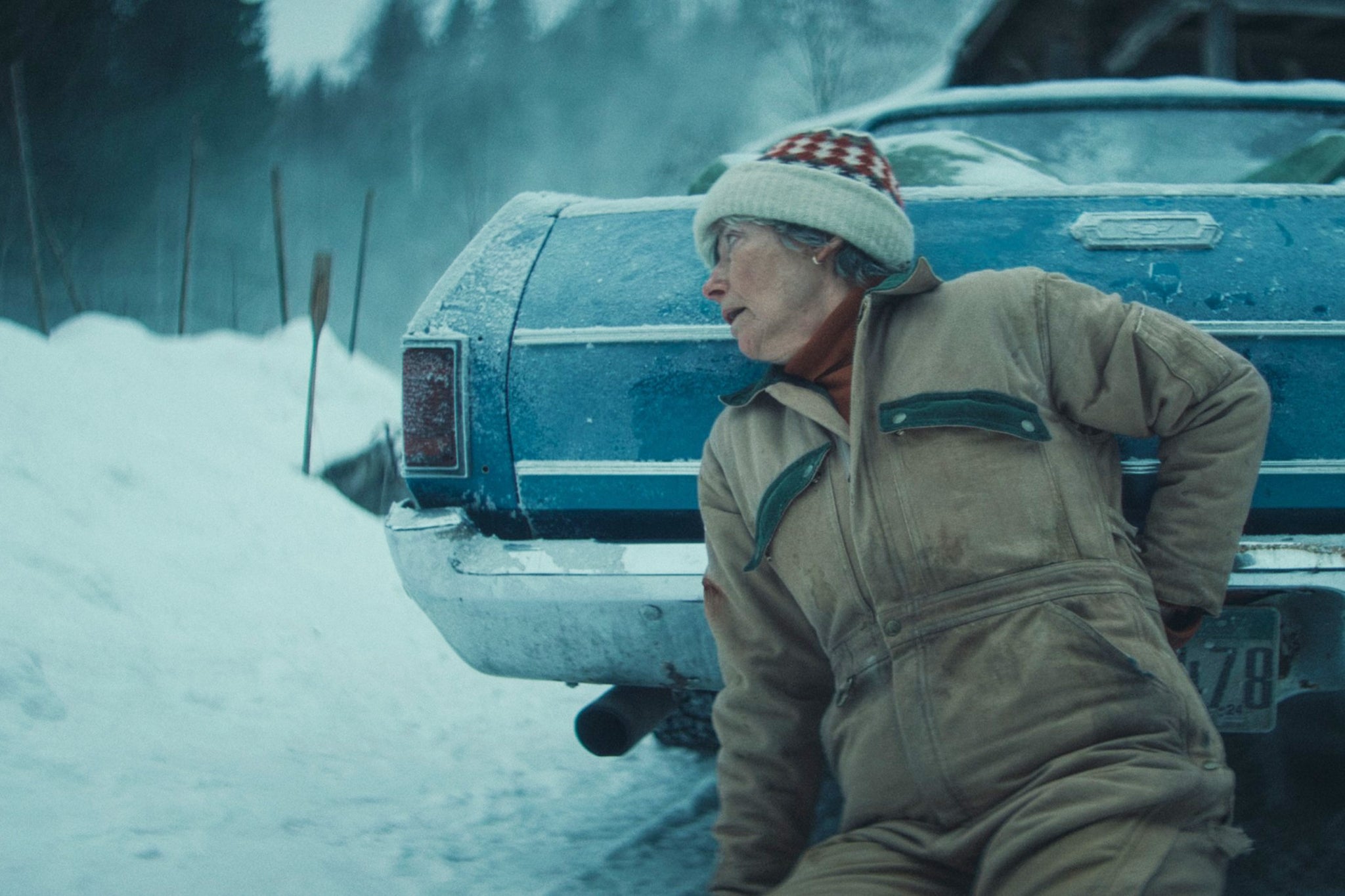 Emma Thompson as Barb in the action thriller ‘Dead of Winter’