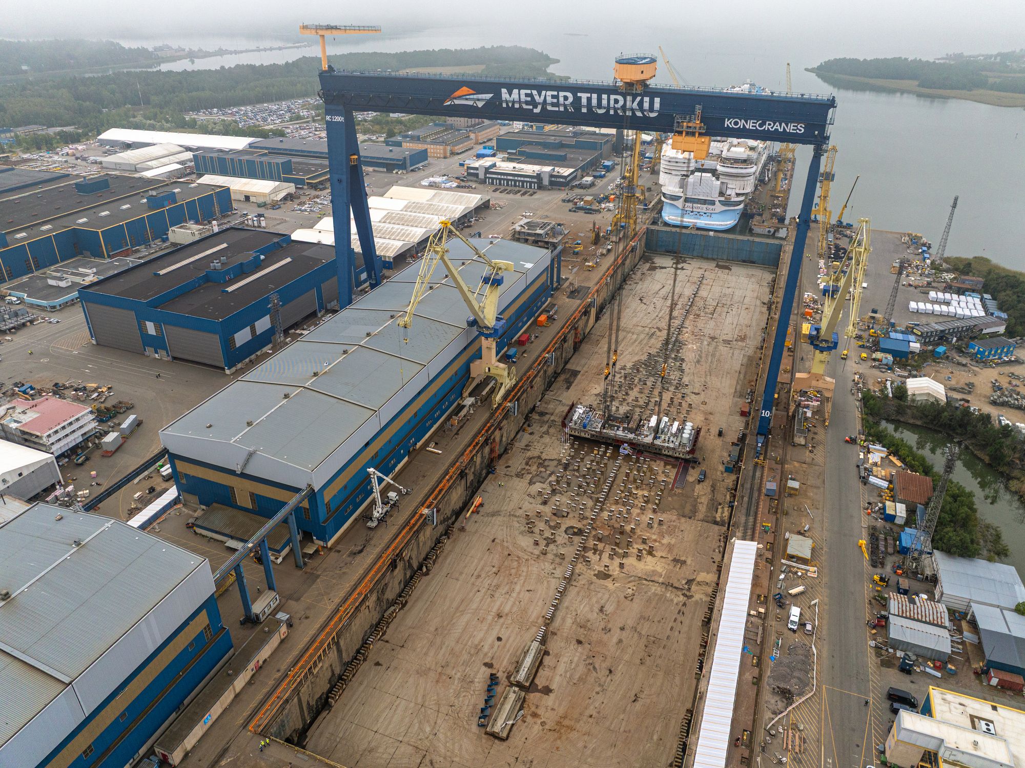Construction has begun for Royal Caribbean's fourth Icon class ship at the Meyer Turku shipyard