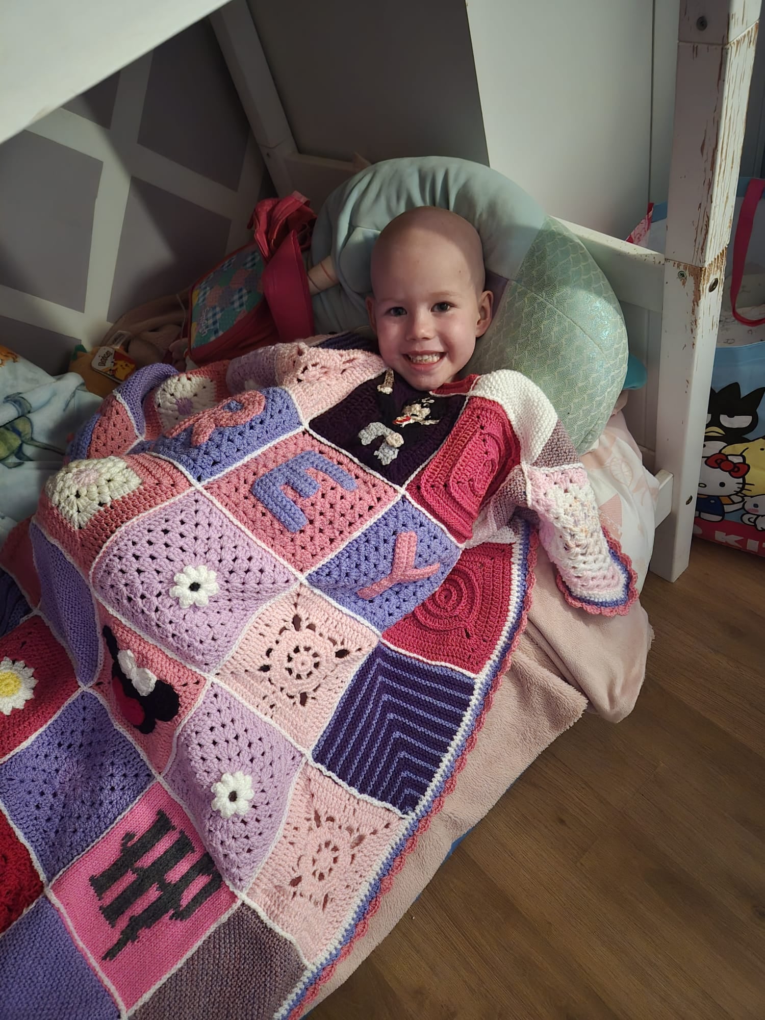 Aubrey has undergone chemotherapy and immunotherapy and has missed months of school