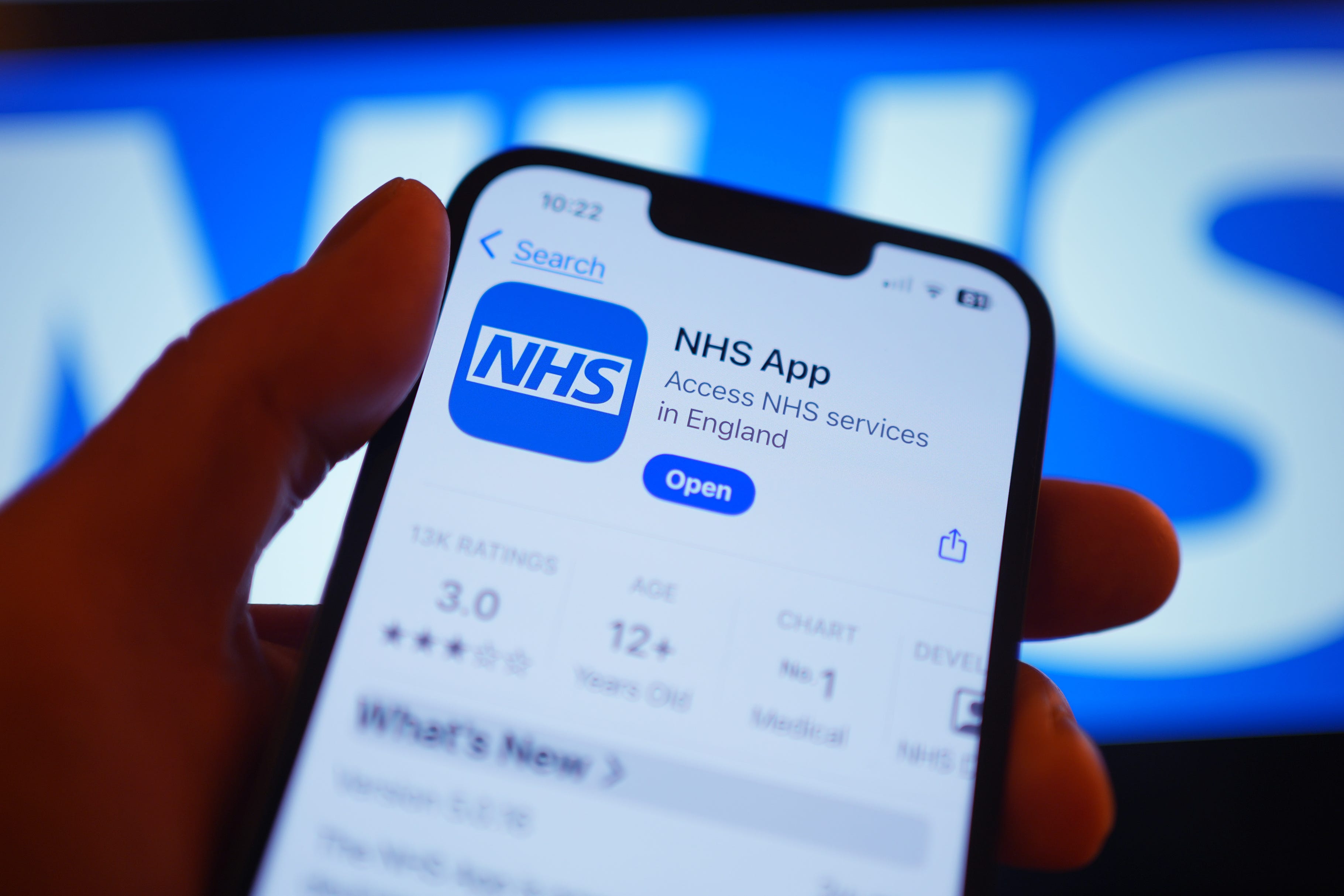 A new family feature on the NHS app should make it easier for parents and carers to view their relative’s details and make appointments (PA)