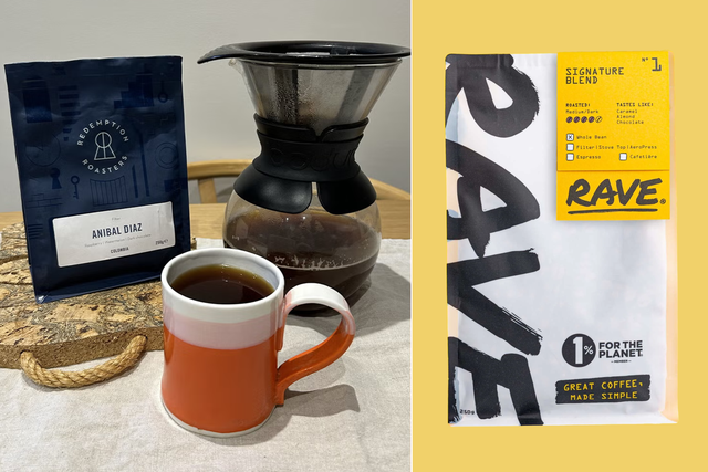 <p>I tested a whole range of flavours, from rich to sweet, by using just-opened bags of whole beans that we ground electronically</p>