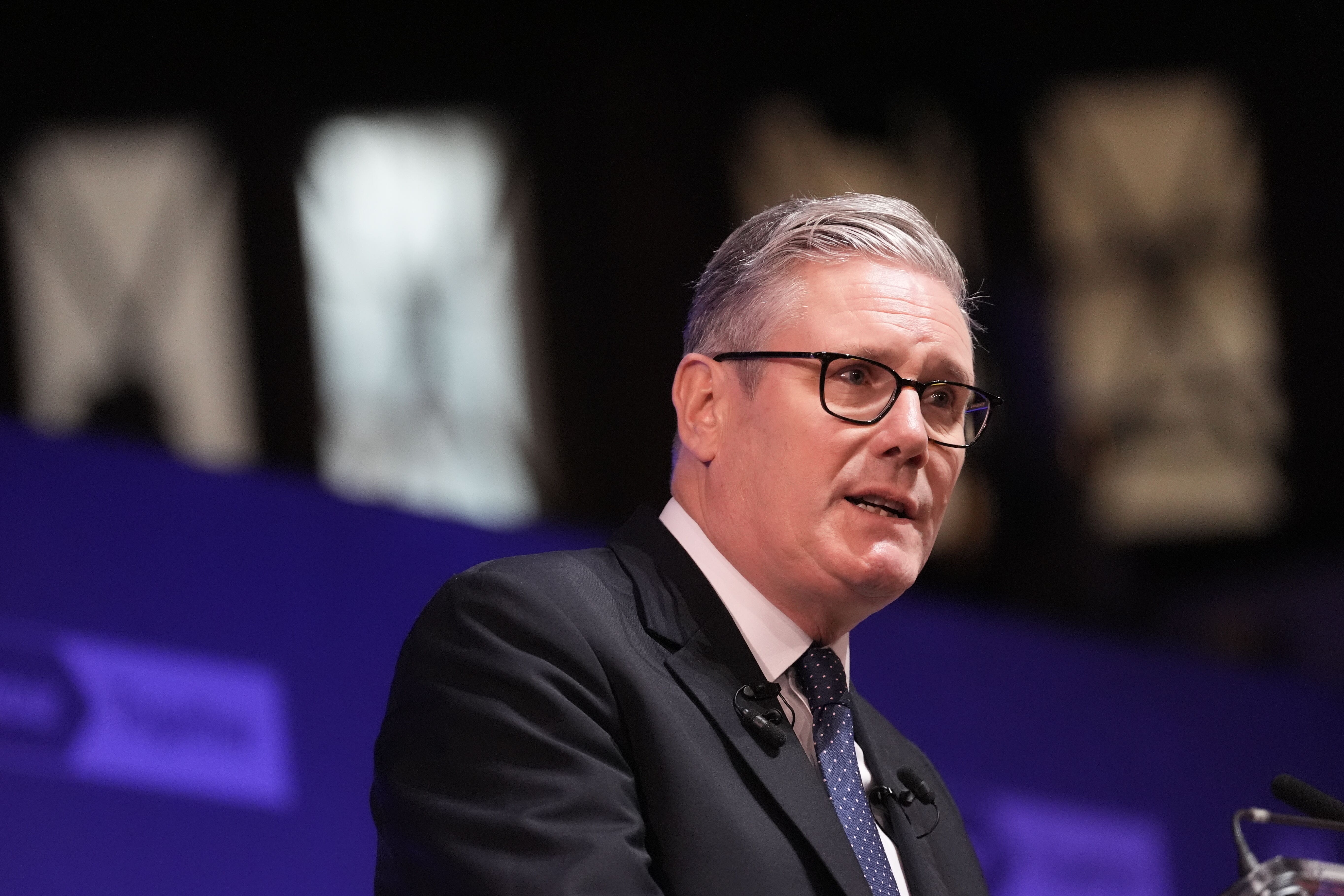 Prime Minister Sir Keir Starmer delivers a speech to the Global Progress Action Summit, at Methodist Central Hall in Westminster (PA)