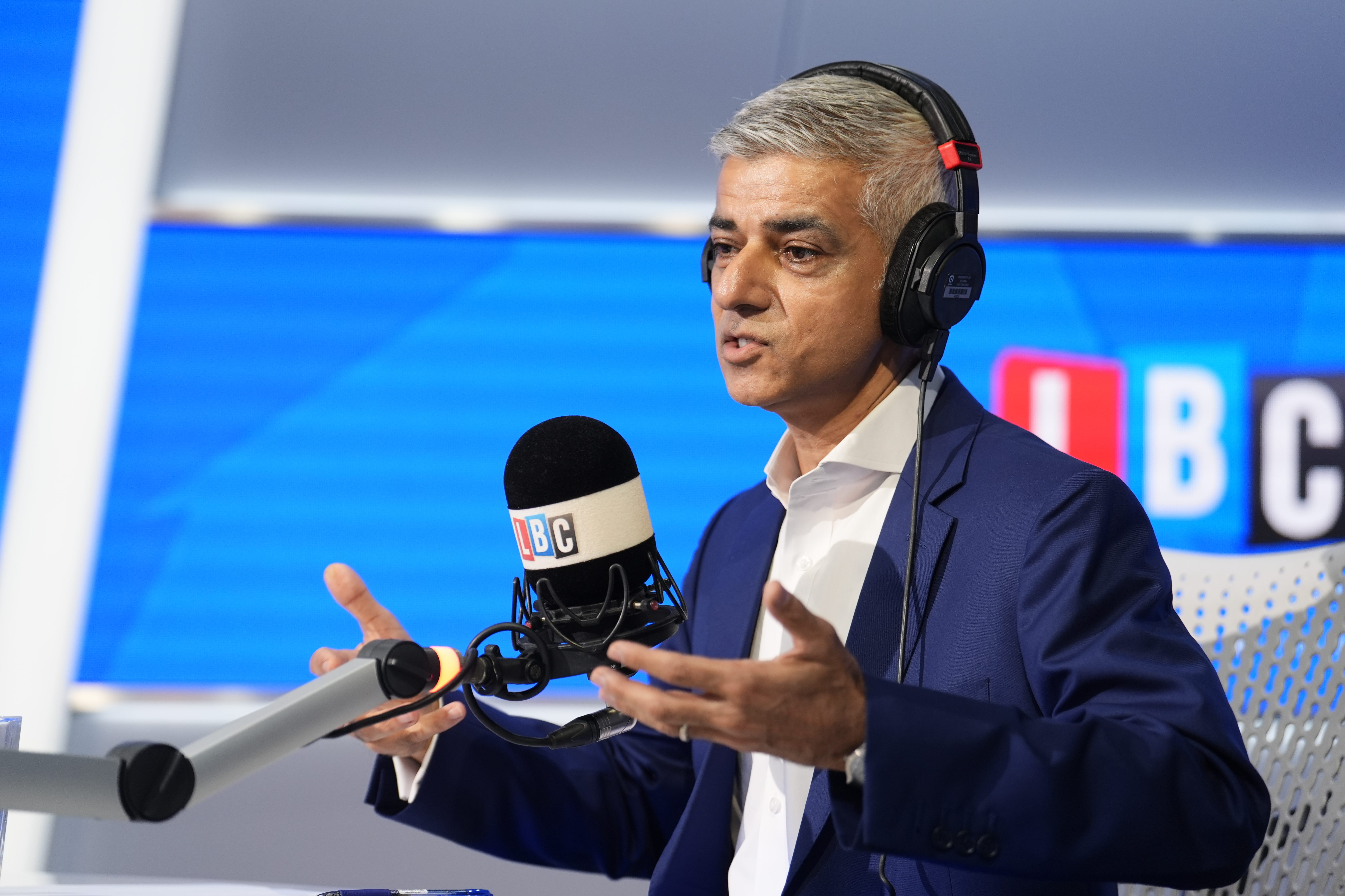 Mayor of London Sir Sadiq Khan pointed out Labour has a massive majority (Jordan Pettitt/PA)