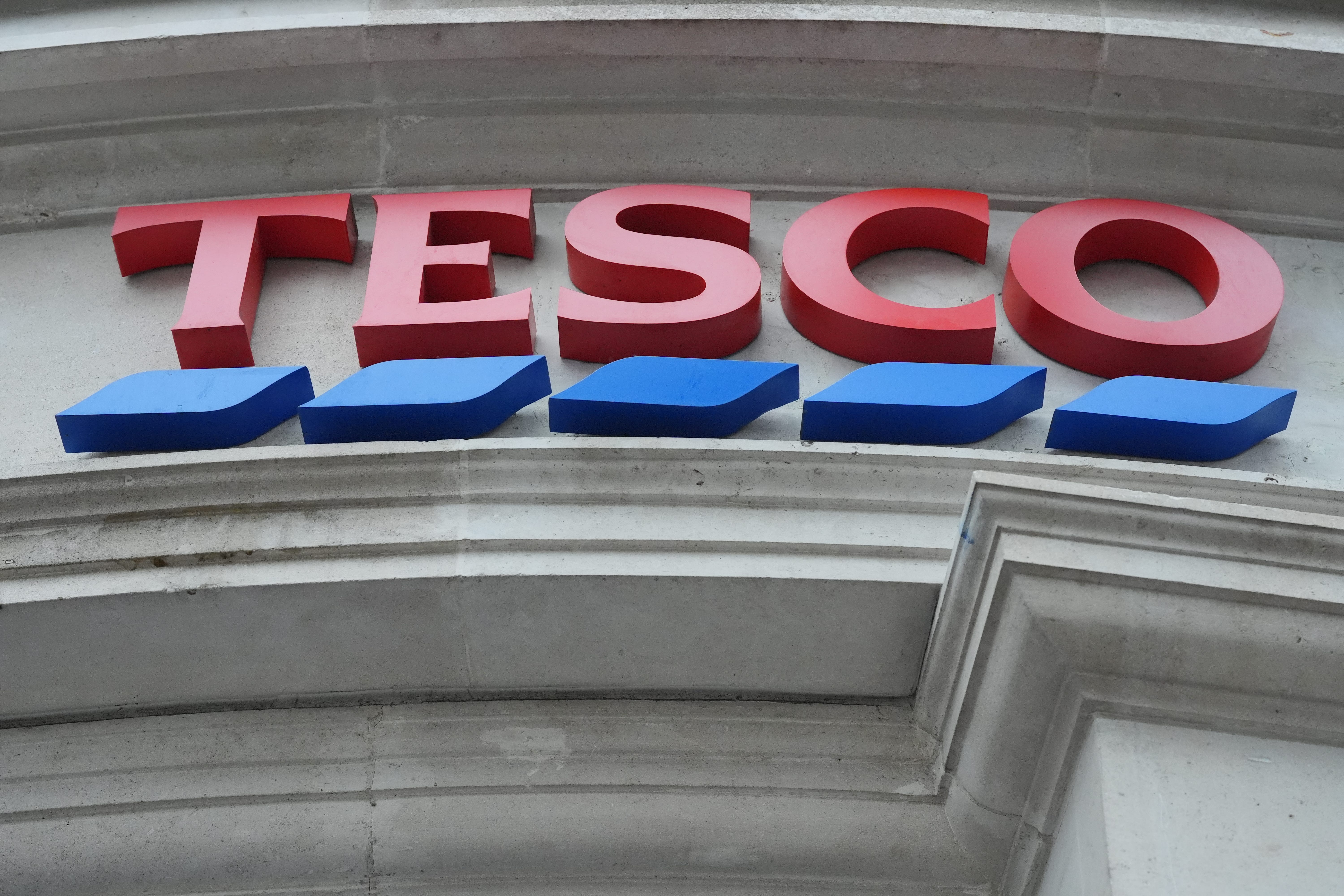 Tesco is showing no signs of ‘losing its grip’ as the UK’s biggest supermarket (Jonathan Brady/PA)